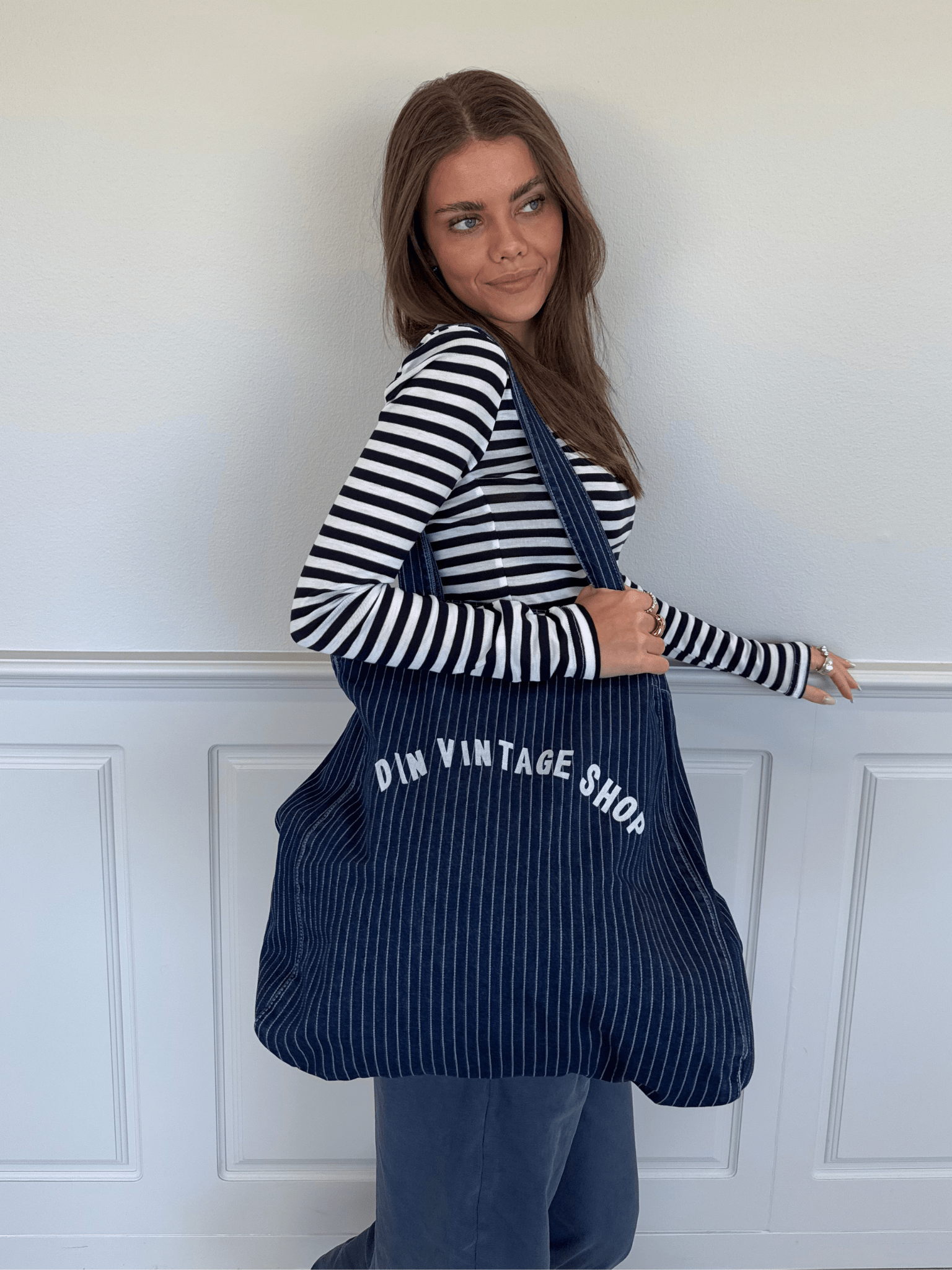 TOTEBAG - DARK STRIPE
