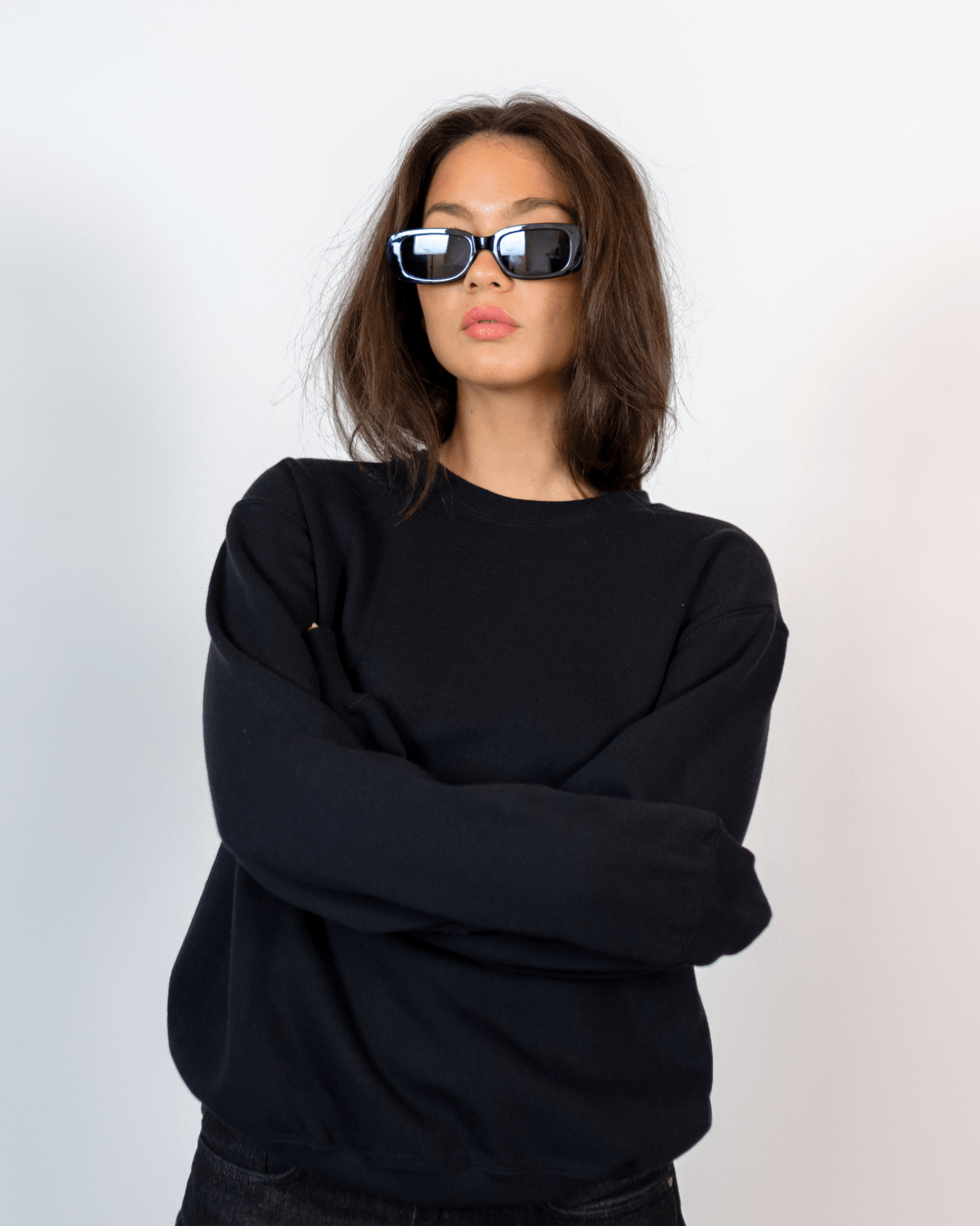 SUPERMODELS SWEAT (Rückenaufdruck) - SCHWARZ