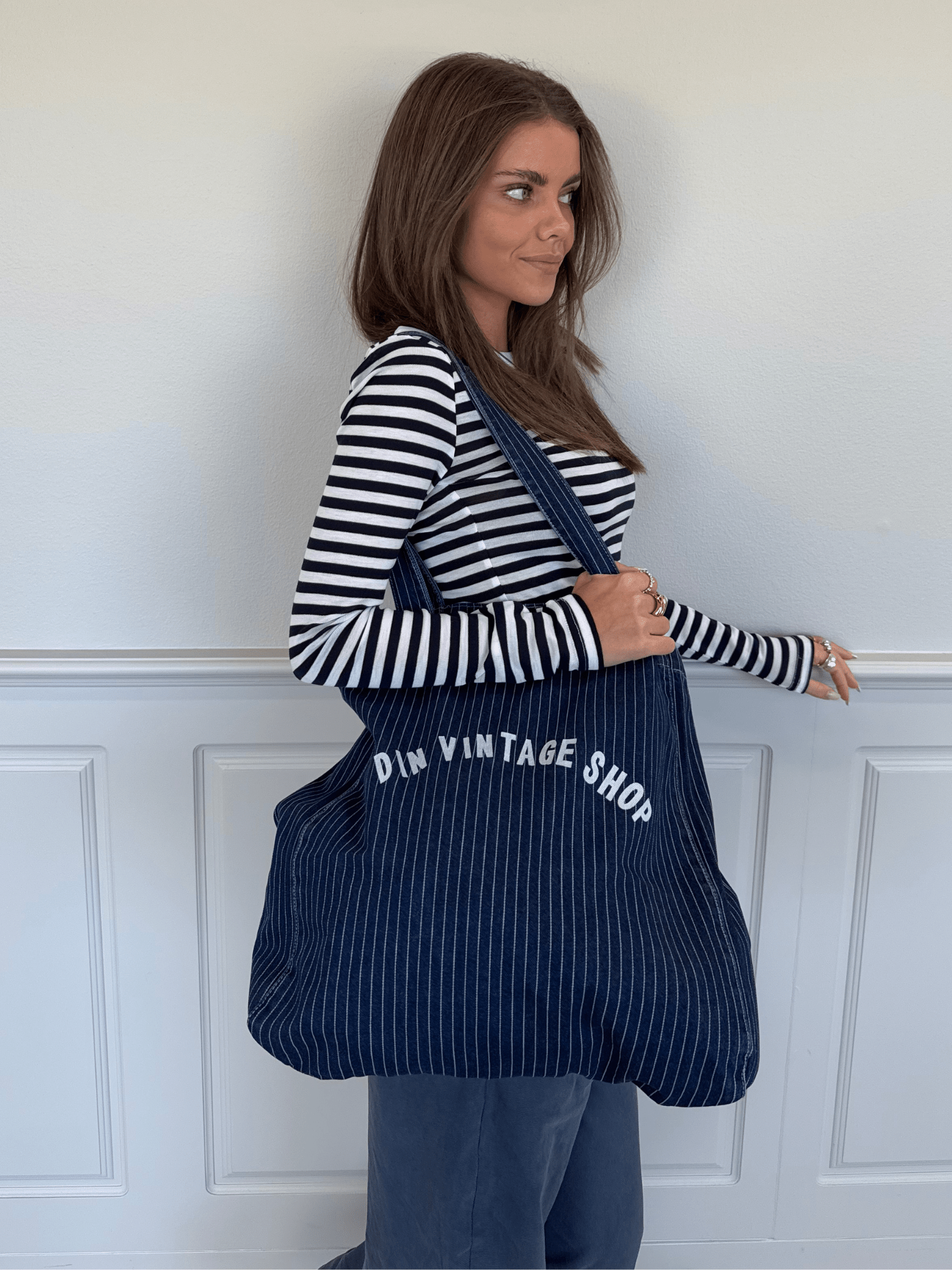 TOTEBAG - DARK STRIPE