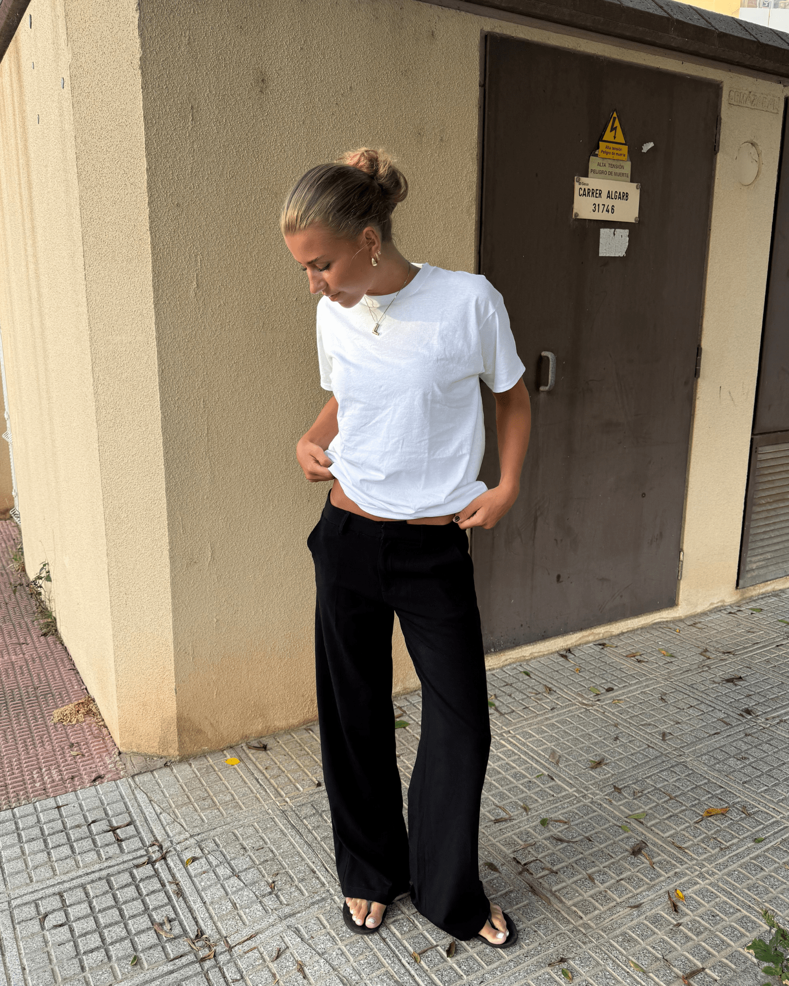 BELLA SUIT PANT - BLACK