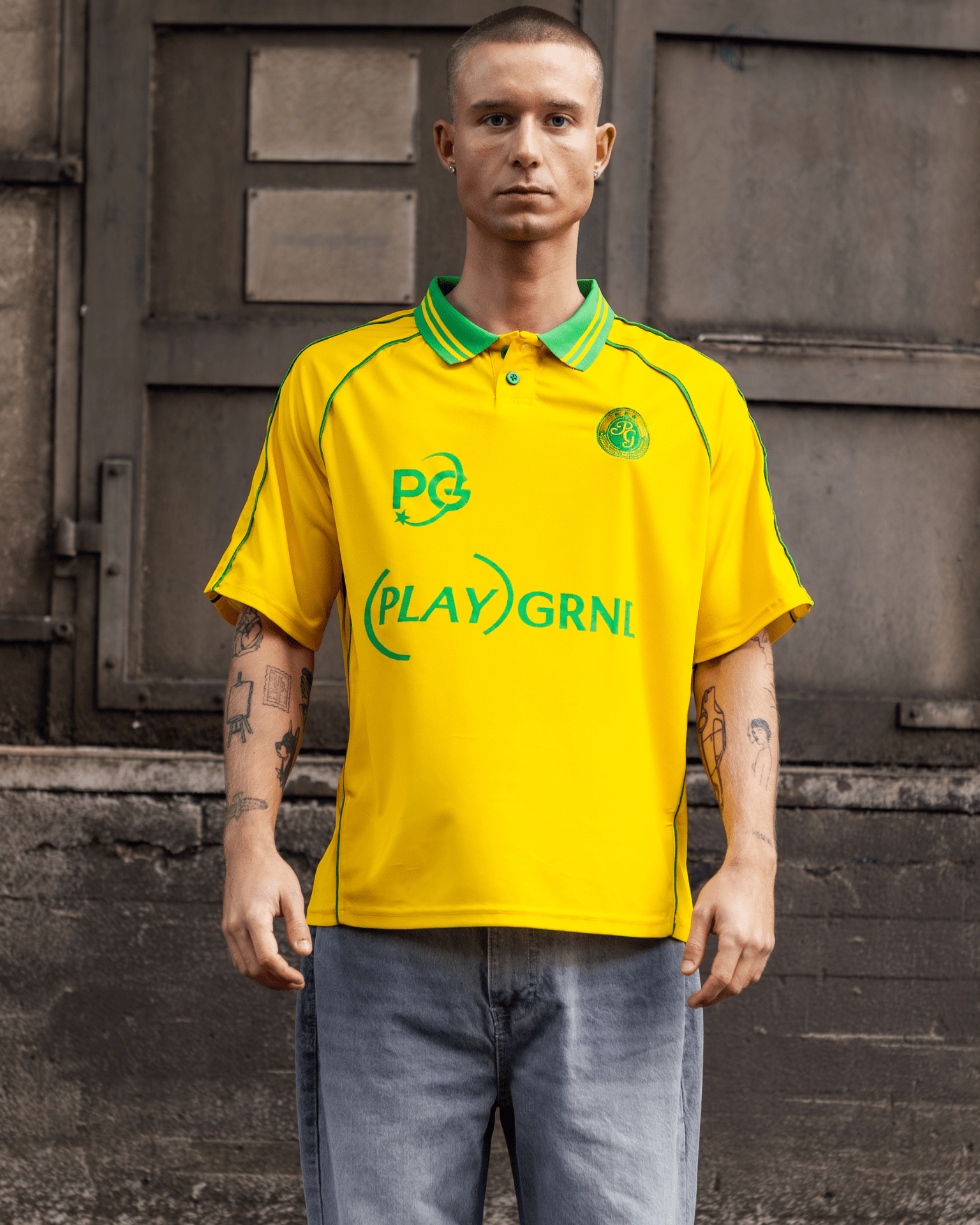 PLAYGRND FOOTBALL JERSEY - YELLOW