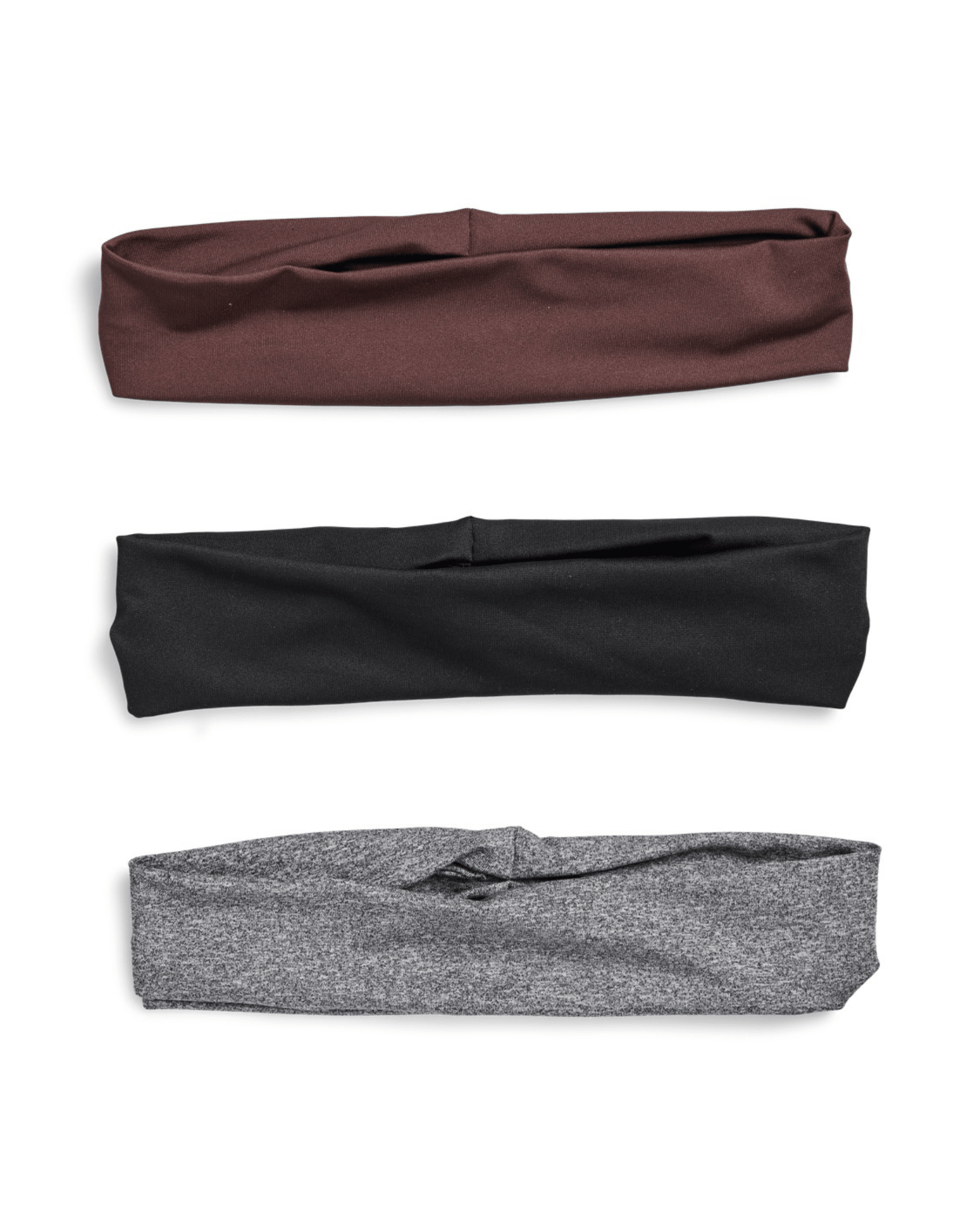ANNE HAARBAND (3er-Pack) - SCHWARZ/BRAUN/DUNKELGRAU