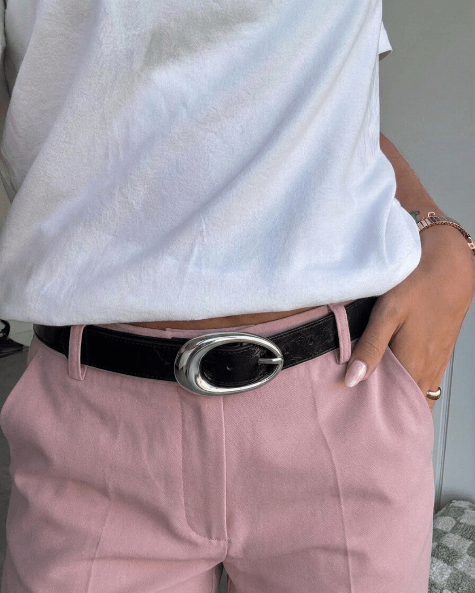 NOYCE JEANS BÆLTE - BLACK