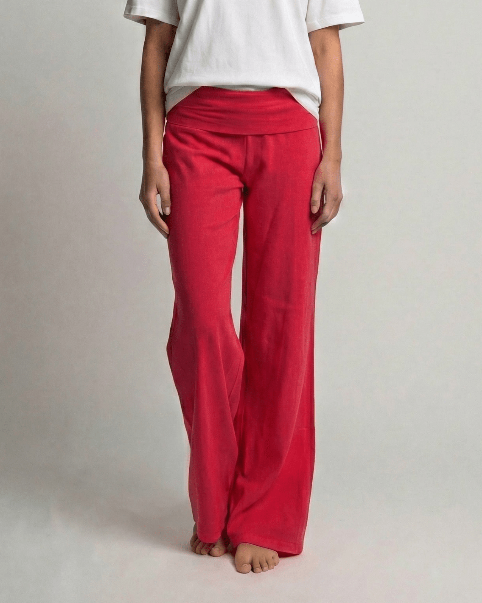 SASHA PANT - RED - fra Dinvintageshop