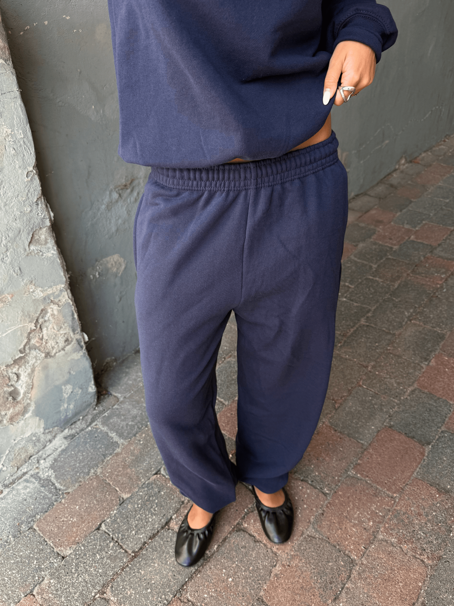 FRUIT SWEATPANTS M/ ELA - NAVY