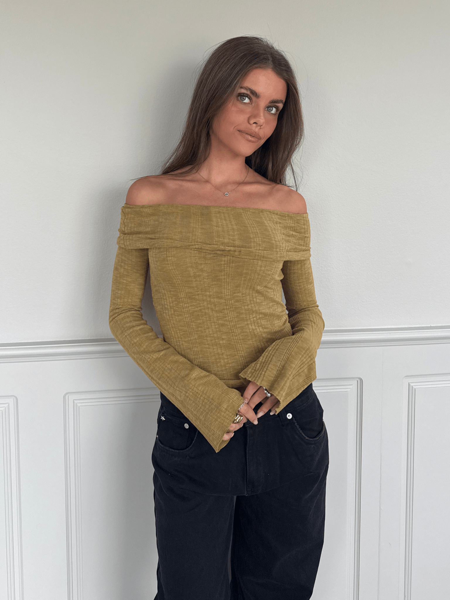 MELANIE TOP - MATCHA GREEN
