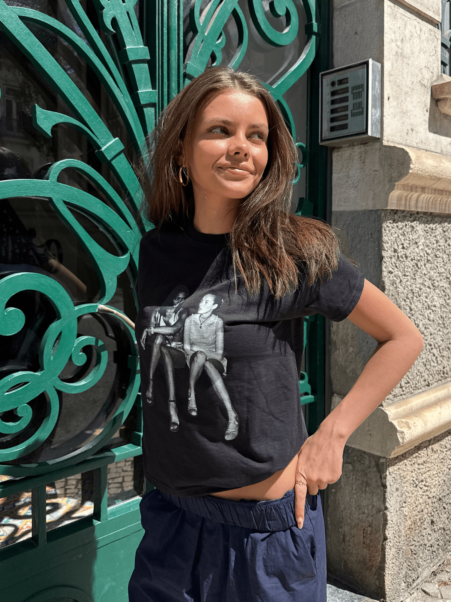 SUPERMODELS BABY TEE - SORT