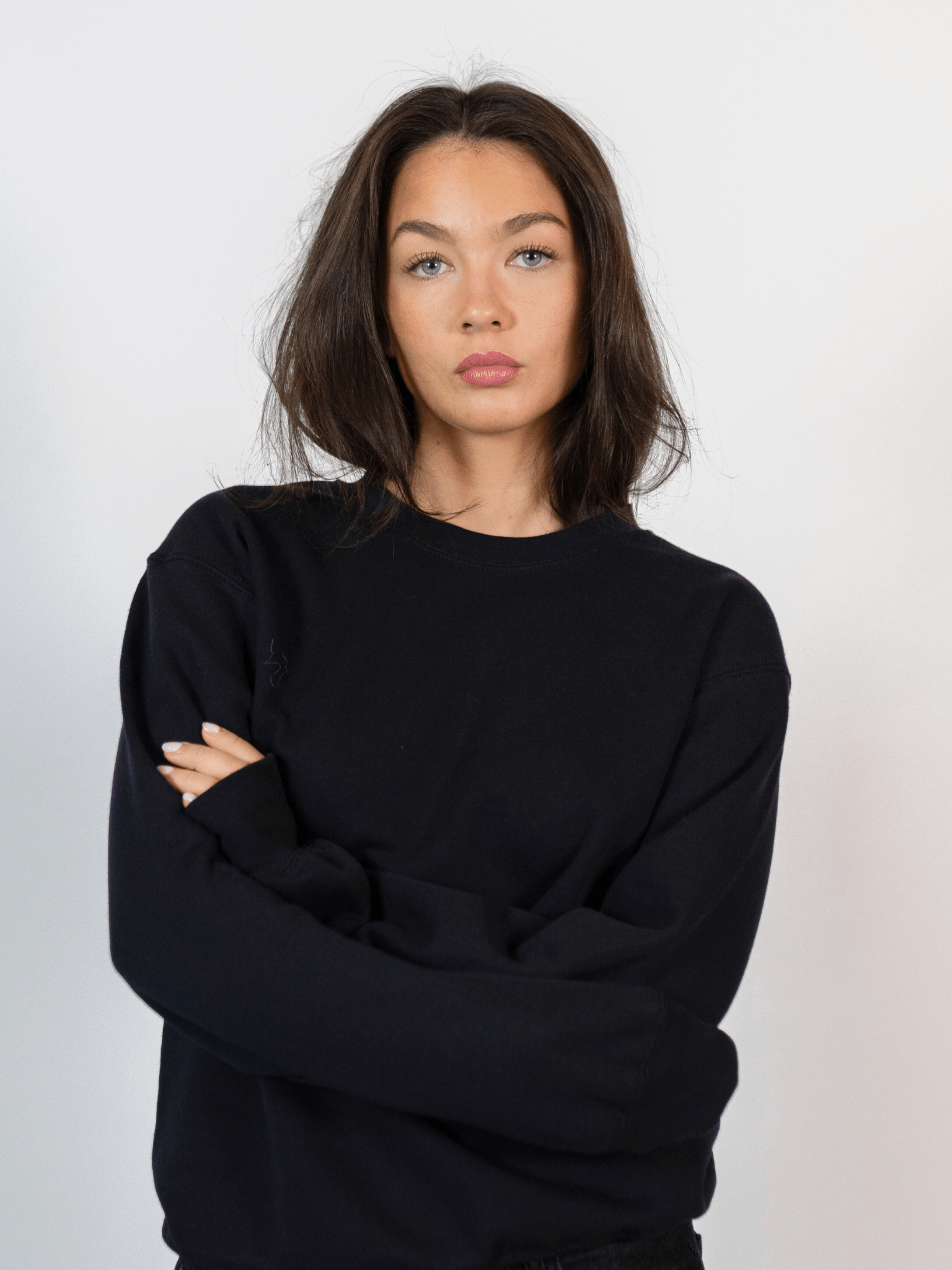 FRUCHT-SWEATSHIRT - SCHWARZ