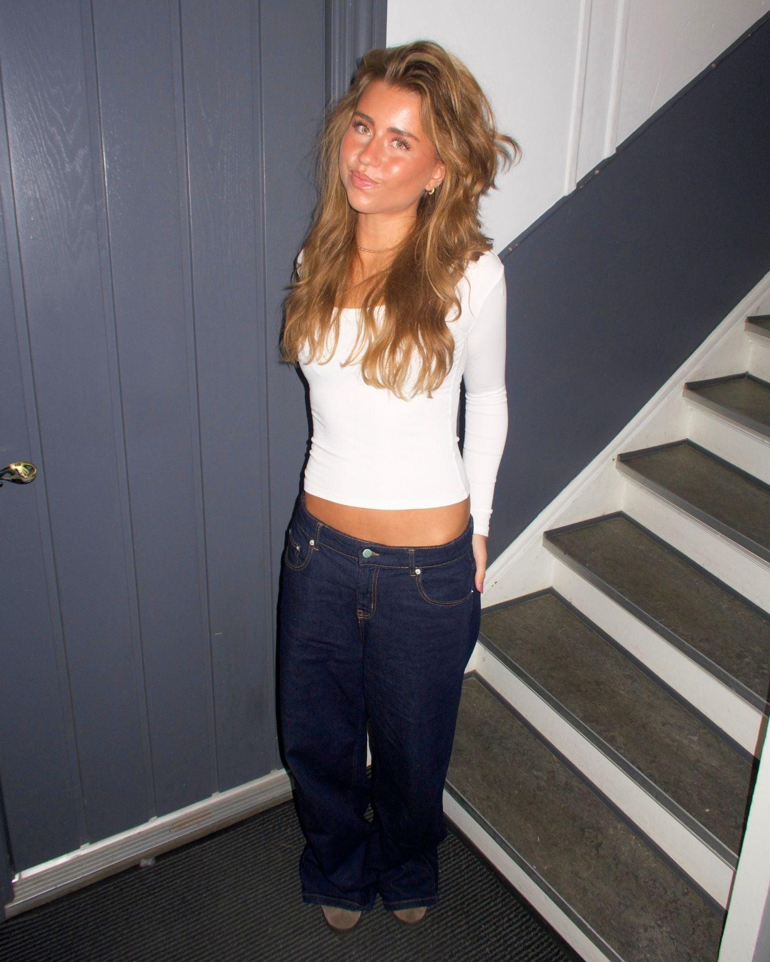ALMA JEANS - INDIGO BLUE (MIDWAIST)