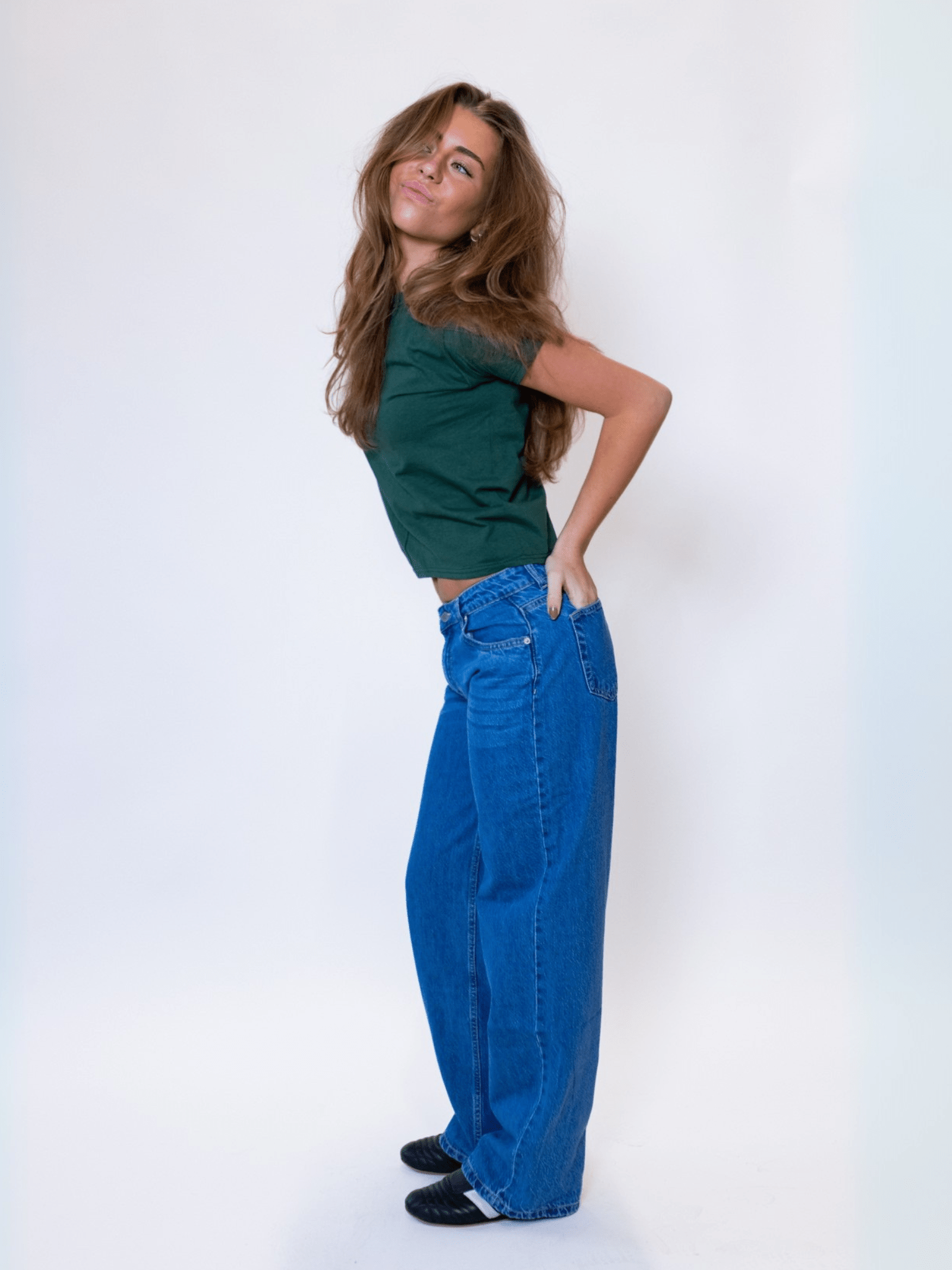 ESTHER JEANS - MITTELBLAU