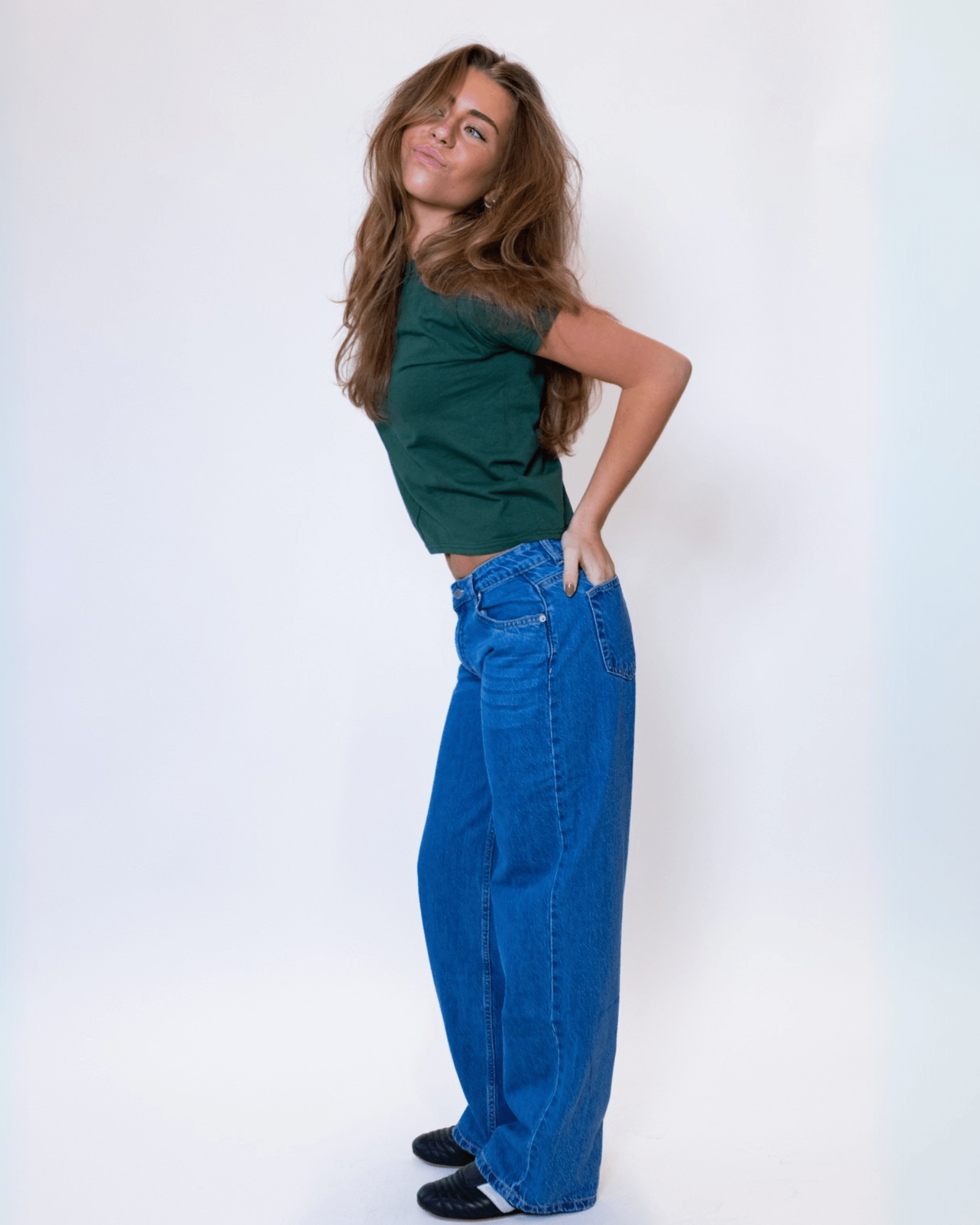 ESTHER JEANS - MID BLUE