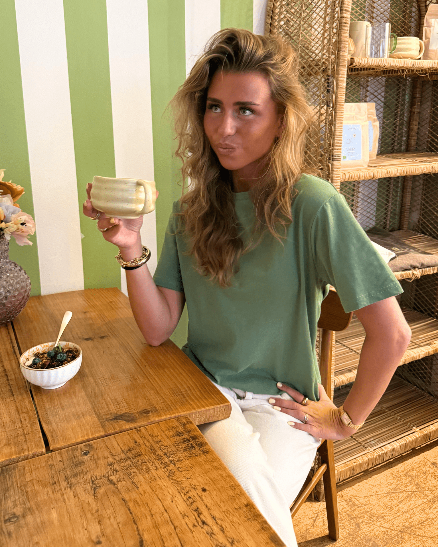 LYKKE TEE - GREEN