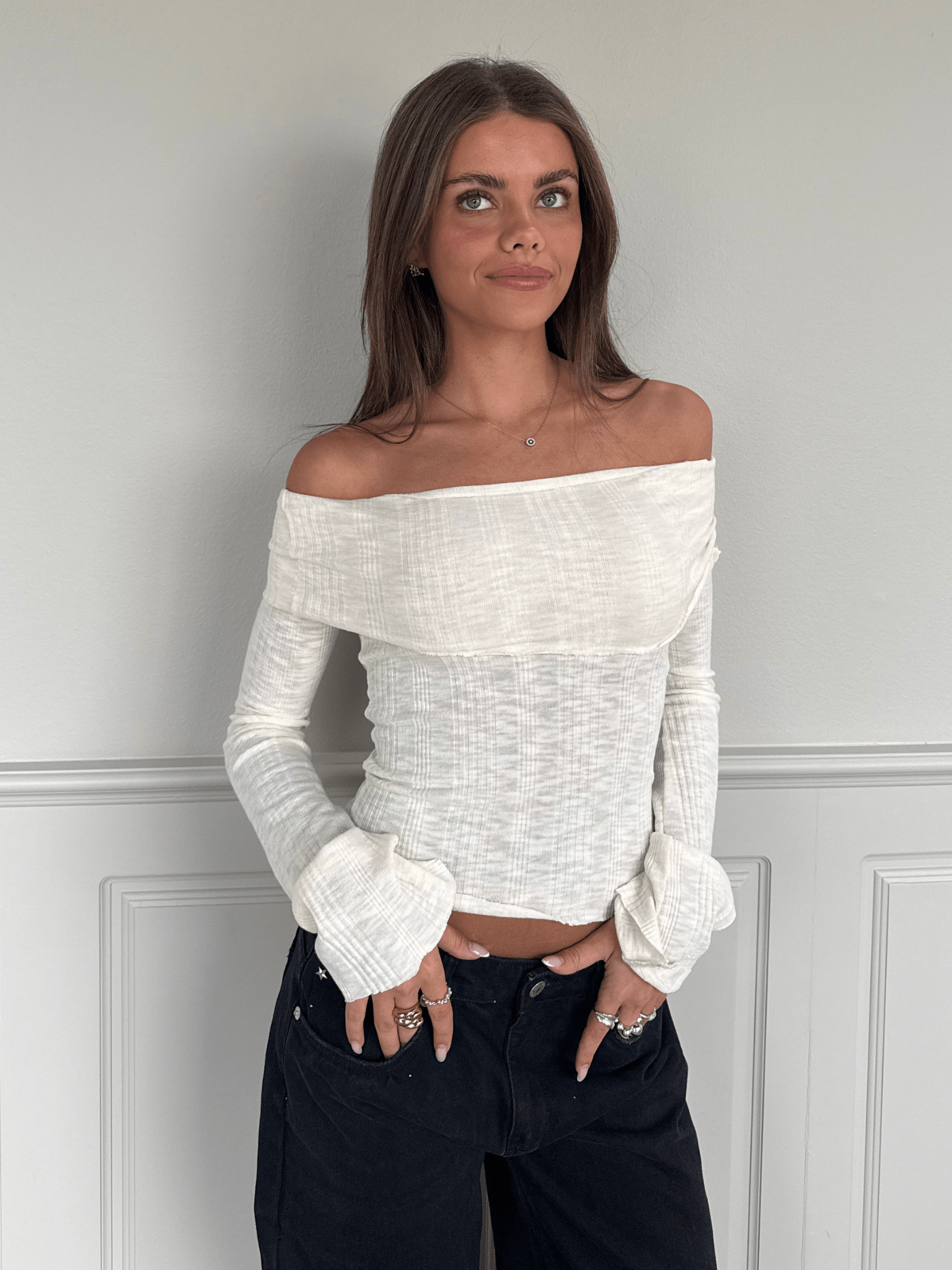 MELANIE TOP - OFFWHITE