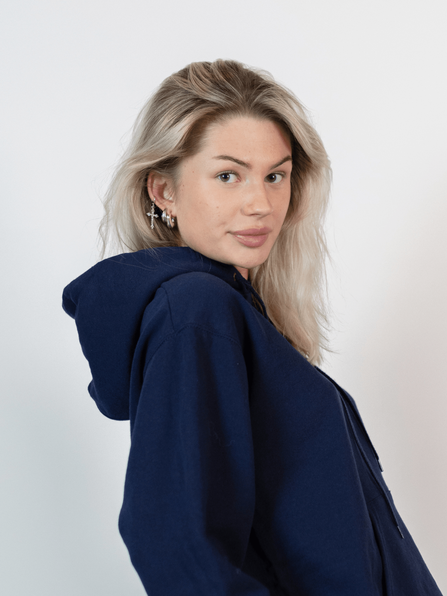 FRUCHT-HOODIE - MARINEBLAU