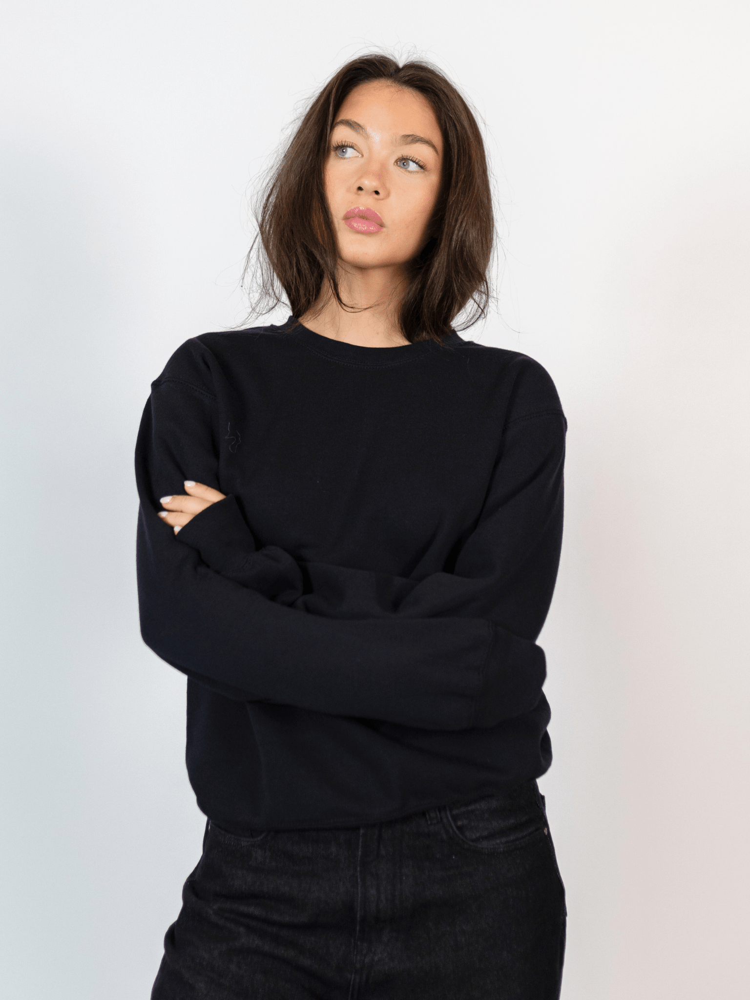 FRUCHT-SWEATSHIRT - SCHWARZ