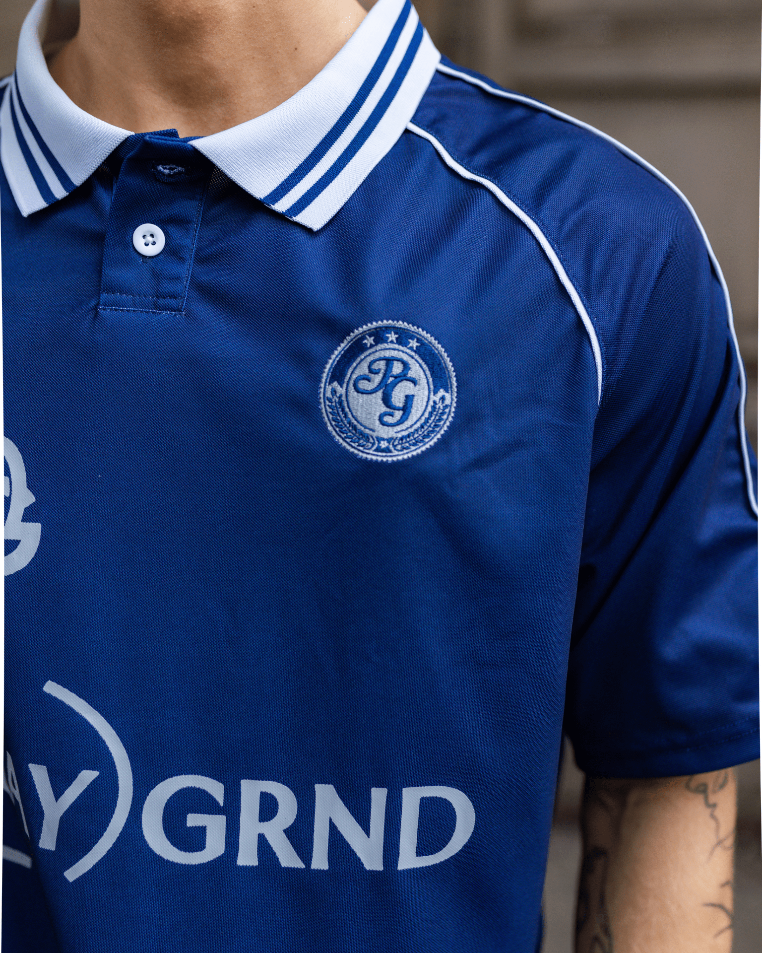 PLAYGRND FOOTBALL JERSEY - NAVY