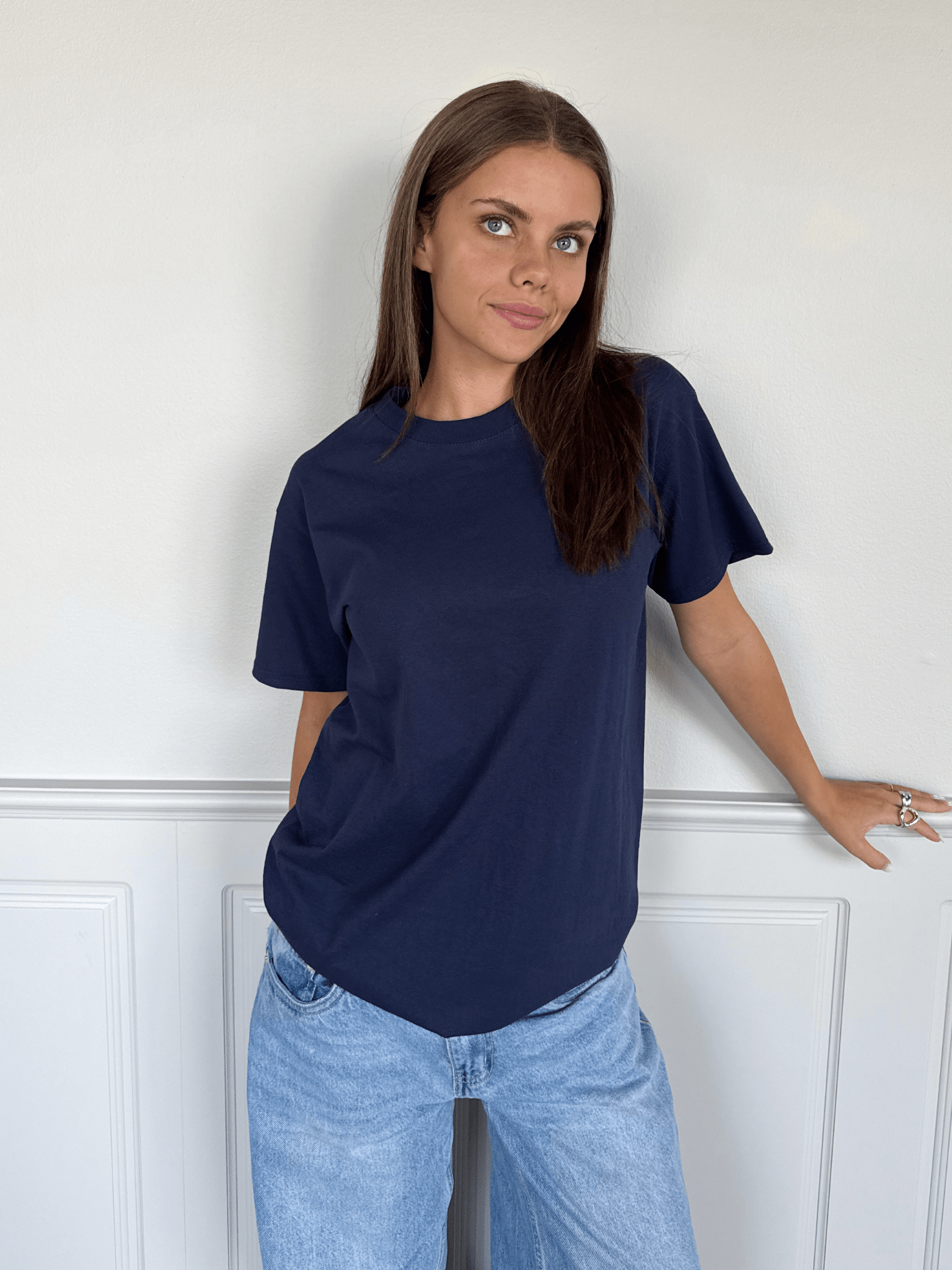 FRUCHT-SHIRT - MARINEBLAU