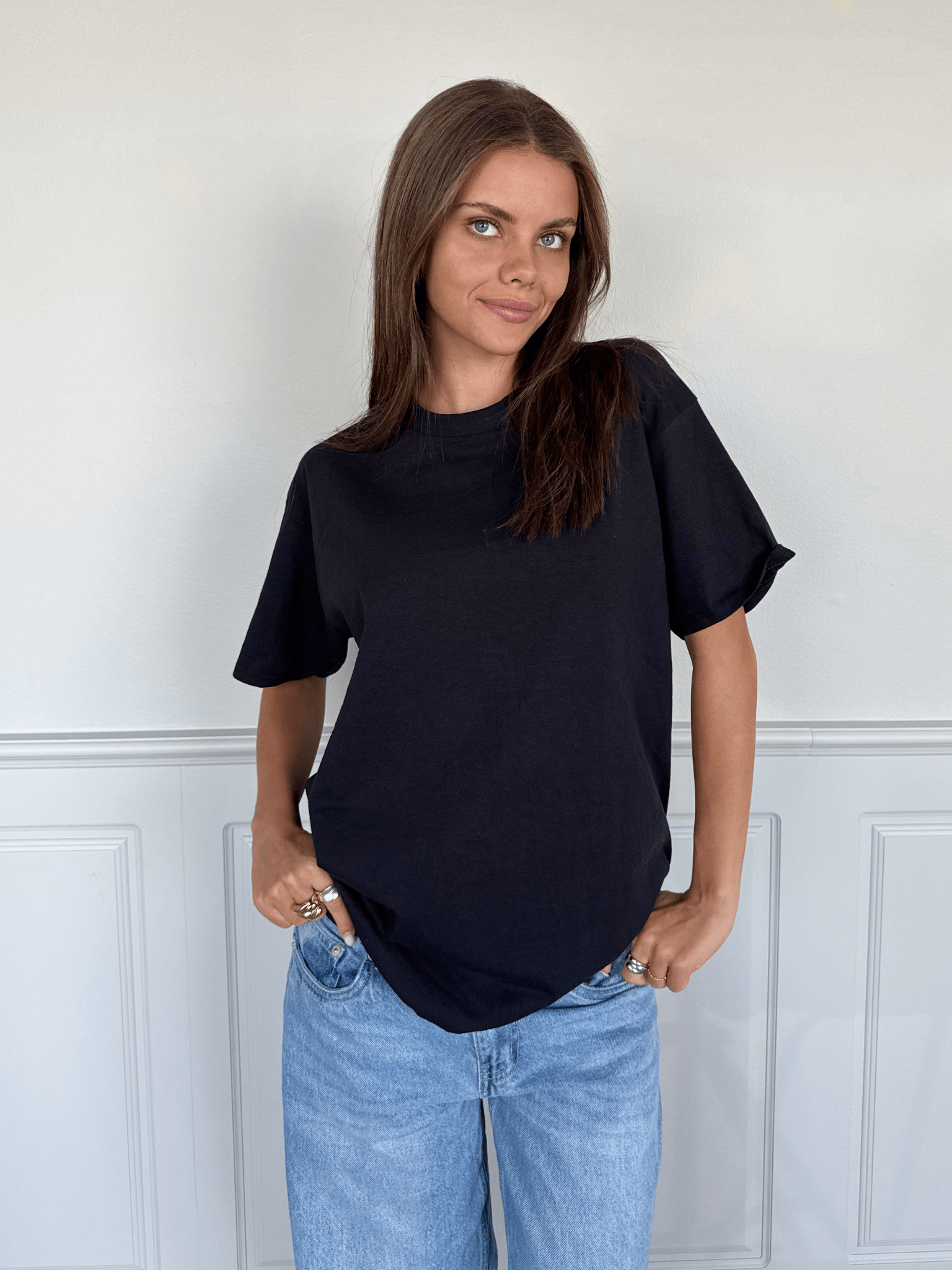 FRUCHT-SHIRT - SCHWARZ
