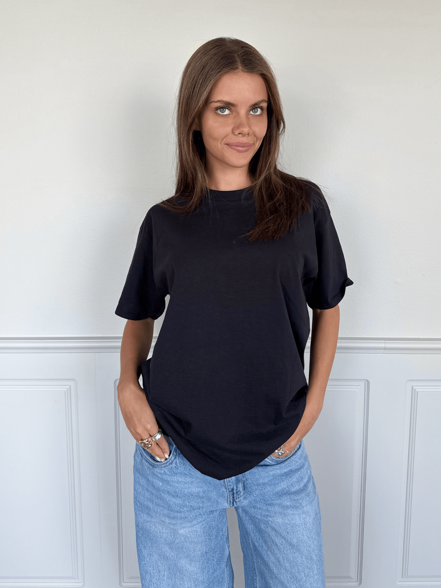 FRUCHT-SHIRT - SCHWARZ