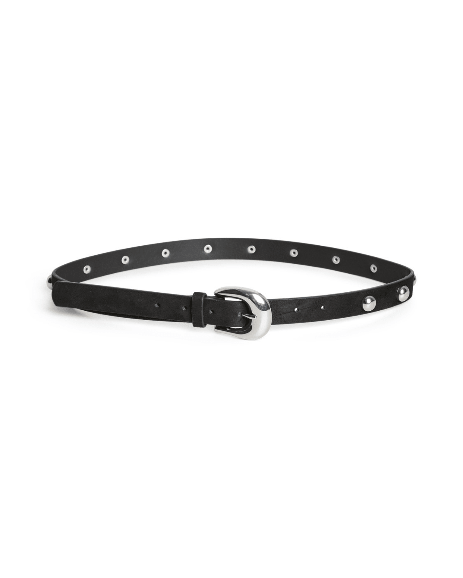GESSICA NITTE BÆLTE - BLACK/SILVER
