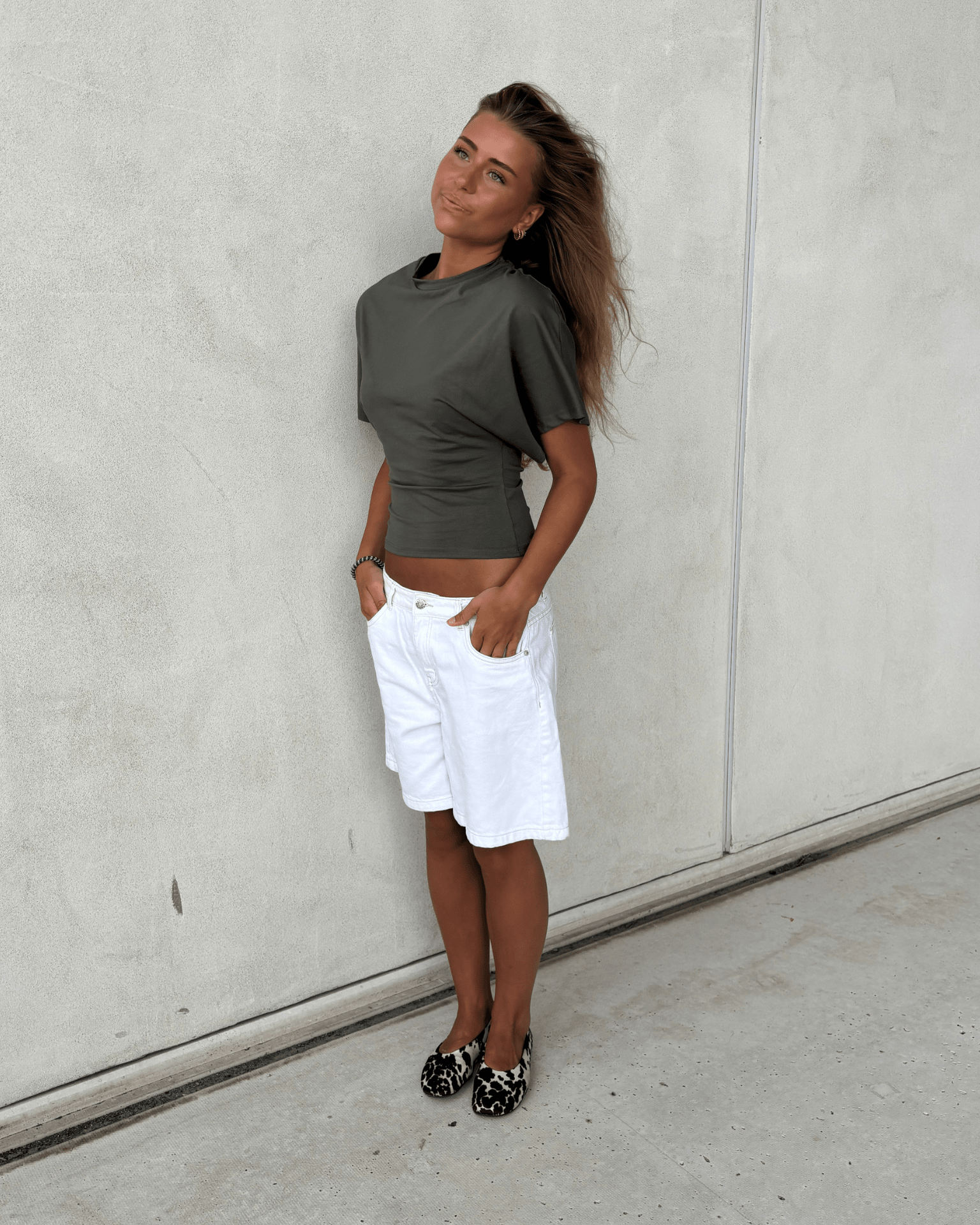 NINA ANGEL TOP - ARMY