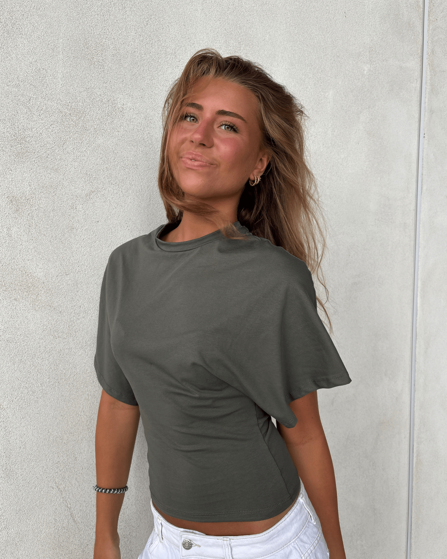 NINA ANGEL TOP - ARMY