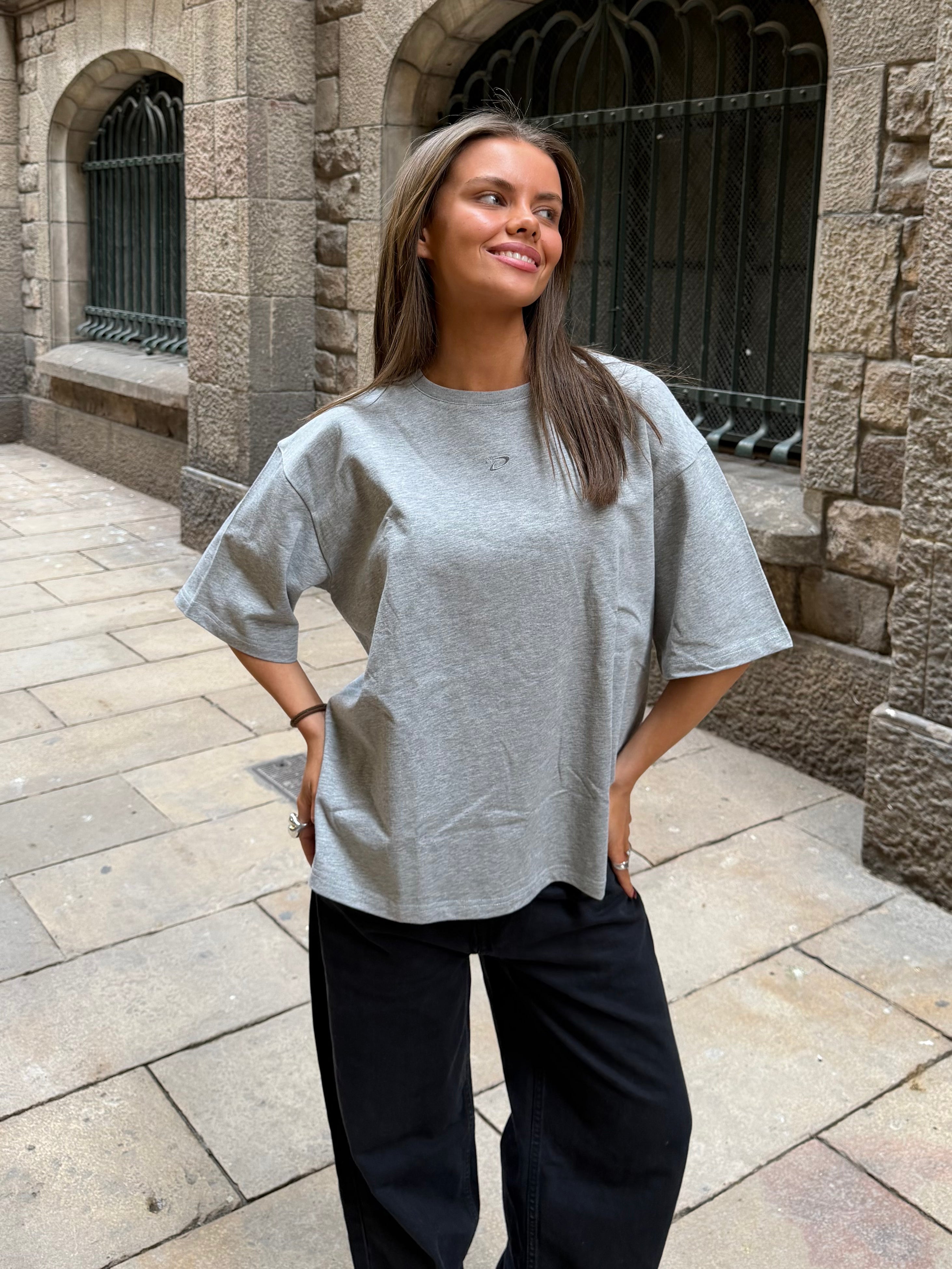 ACE BOXFIT TEE - GREY