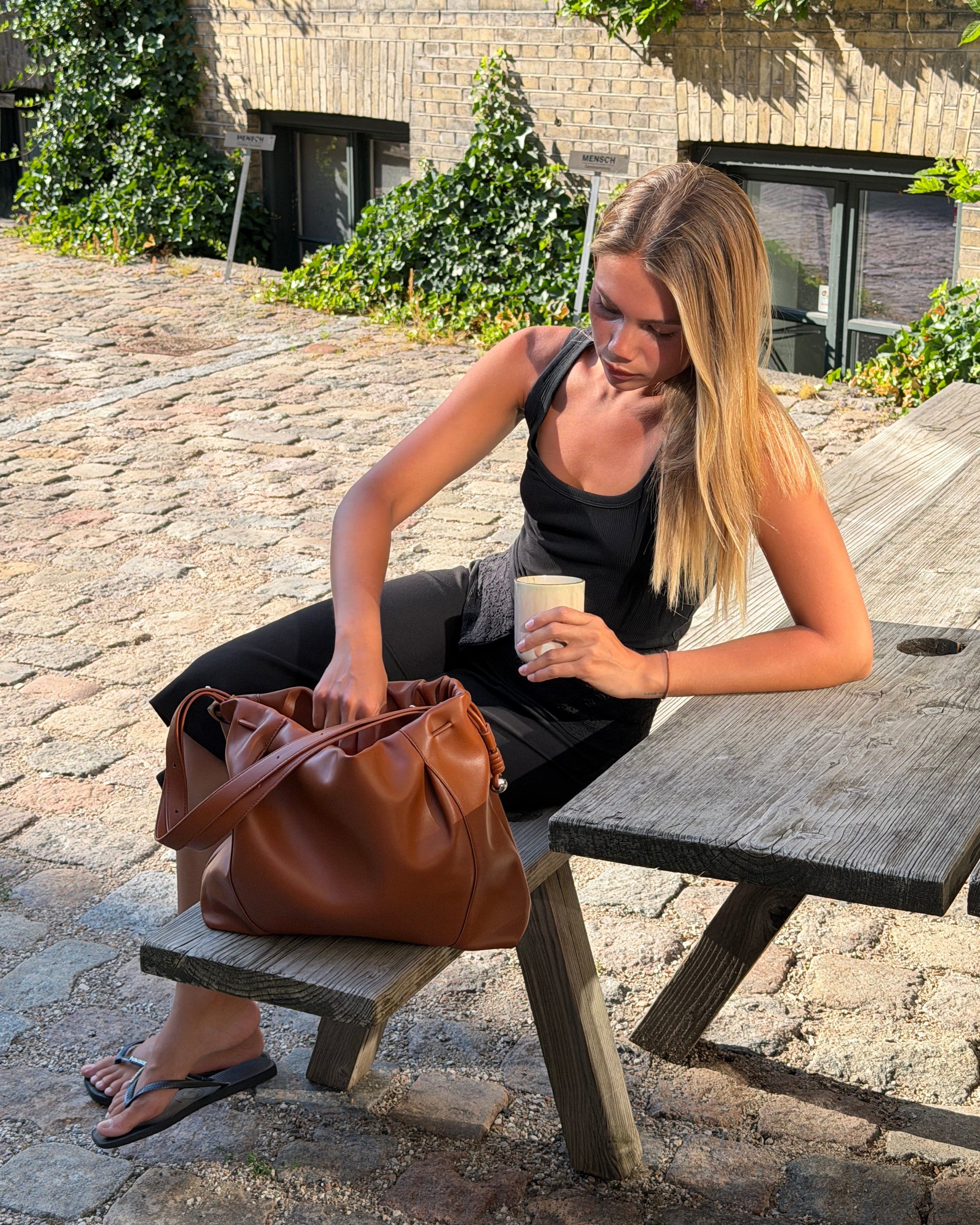 NAOMI BAG - COGNAC