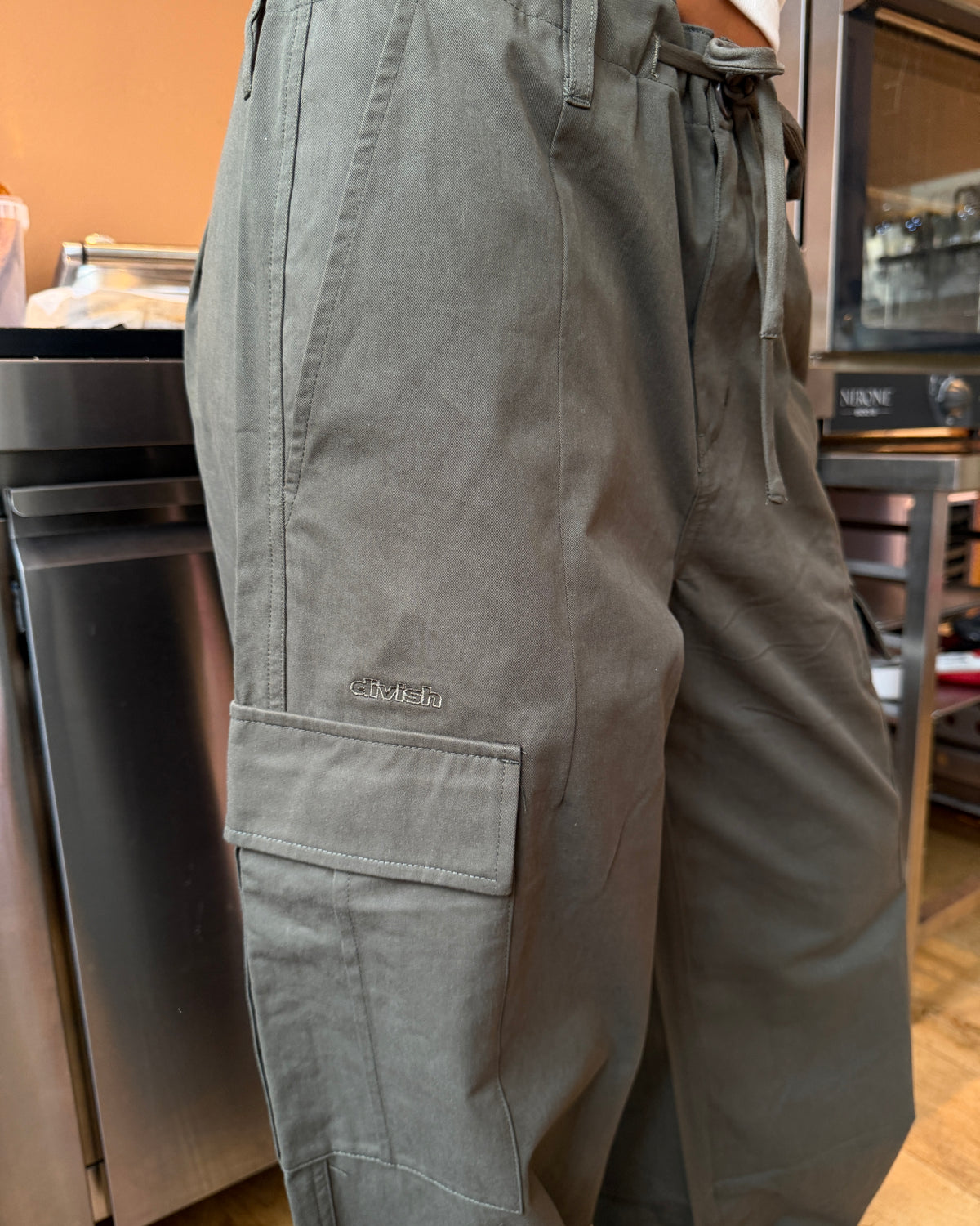 ELLA PANTS - GREEN - Dinvintageshop