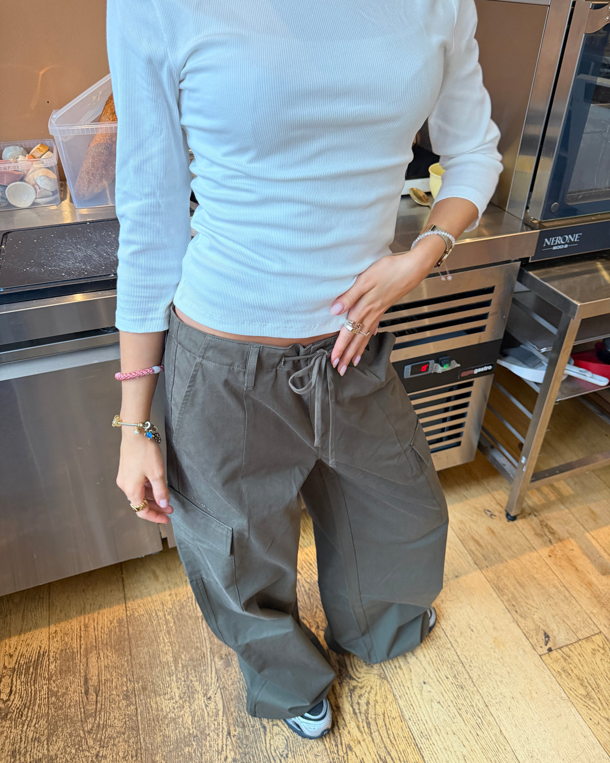 ELLA PANTS - GREEN - Dinvintageshop