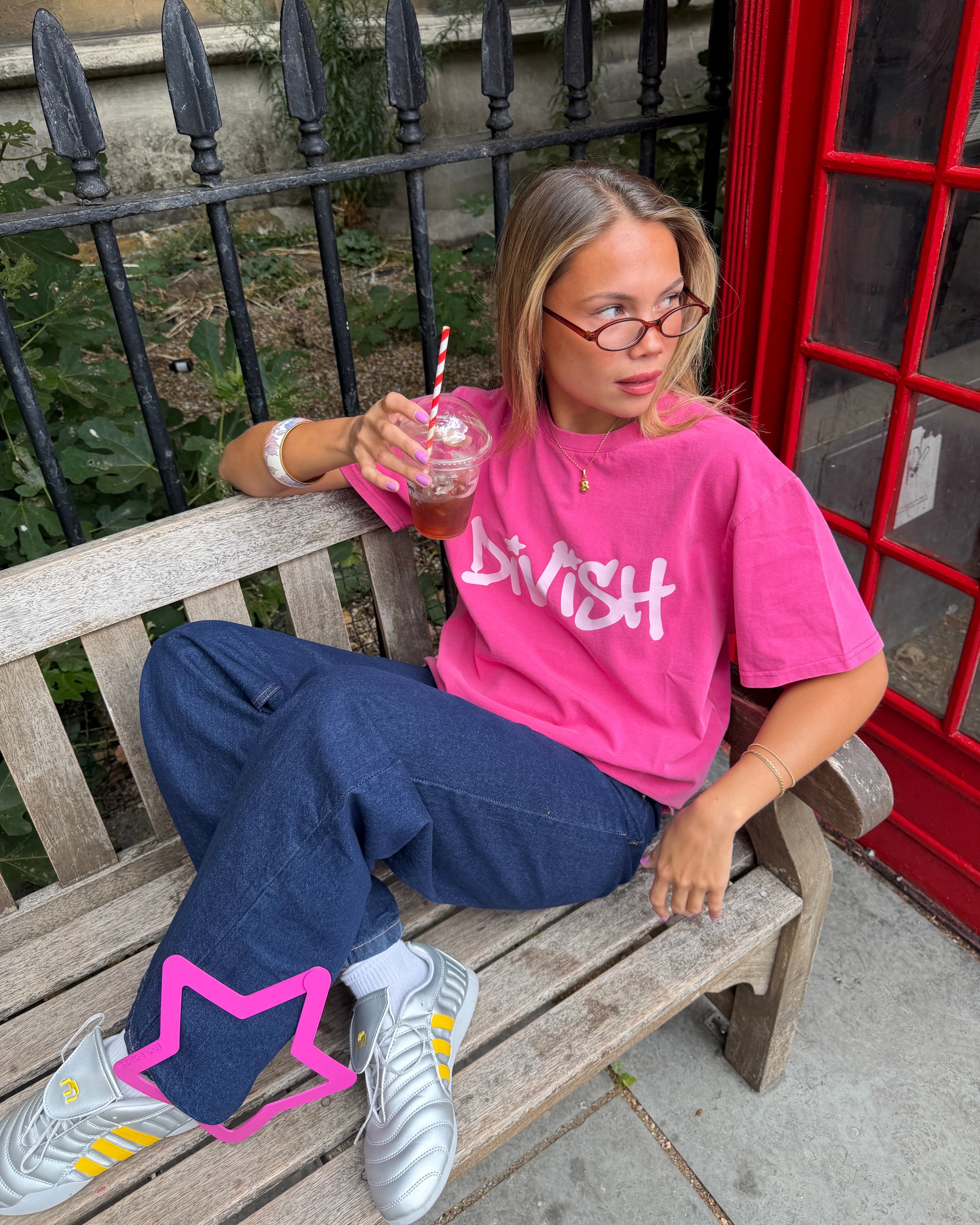 DUA TEE KORTÆRMET - PINK