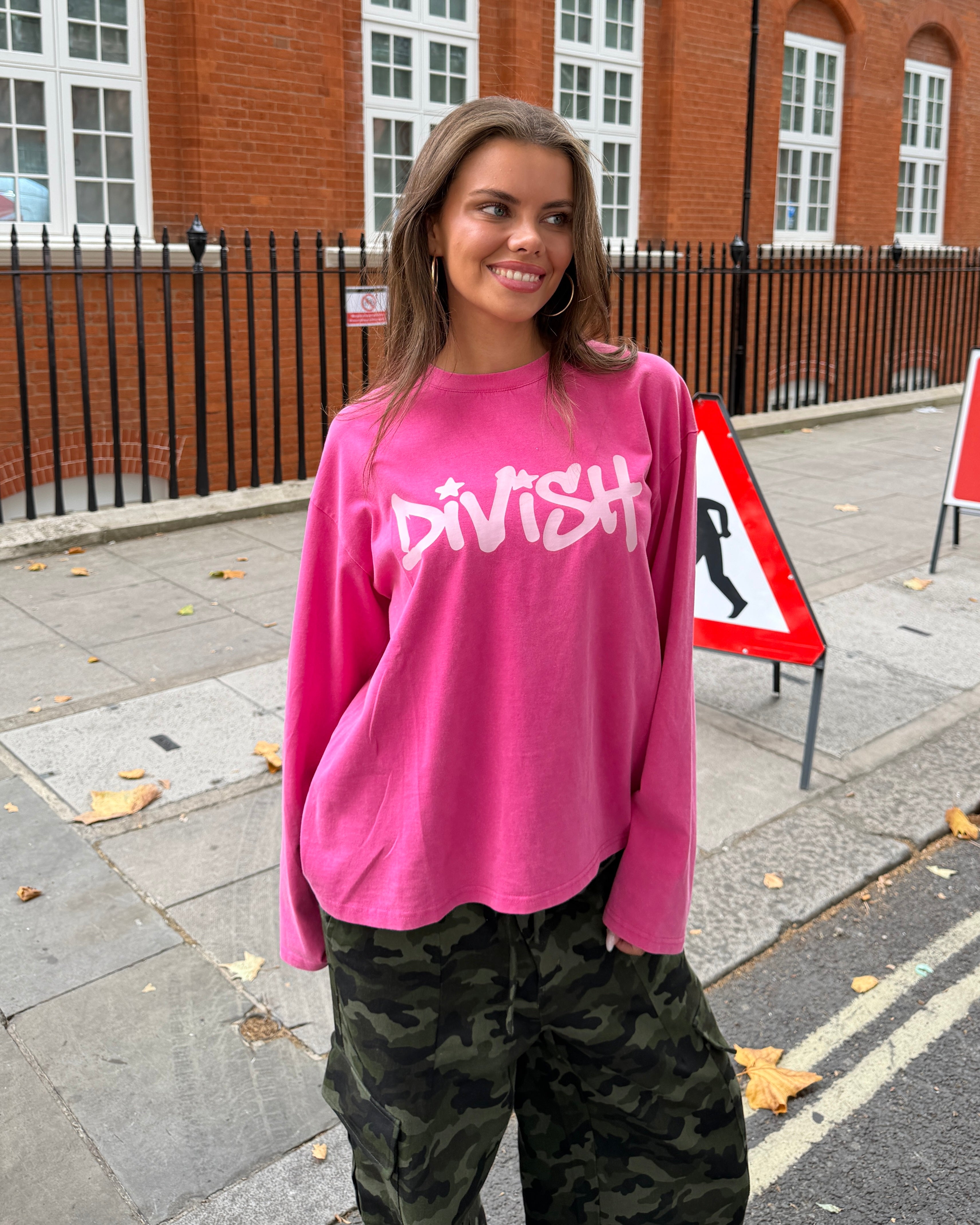 DUA TEE LANGÆRMET - PINK