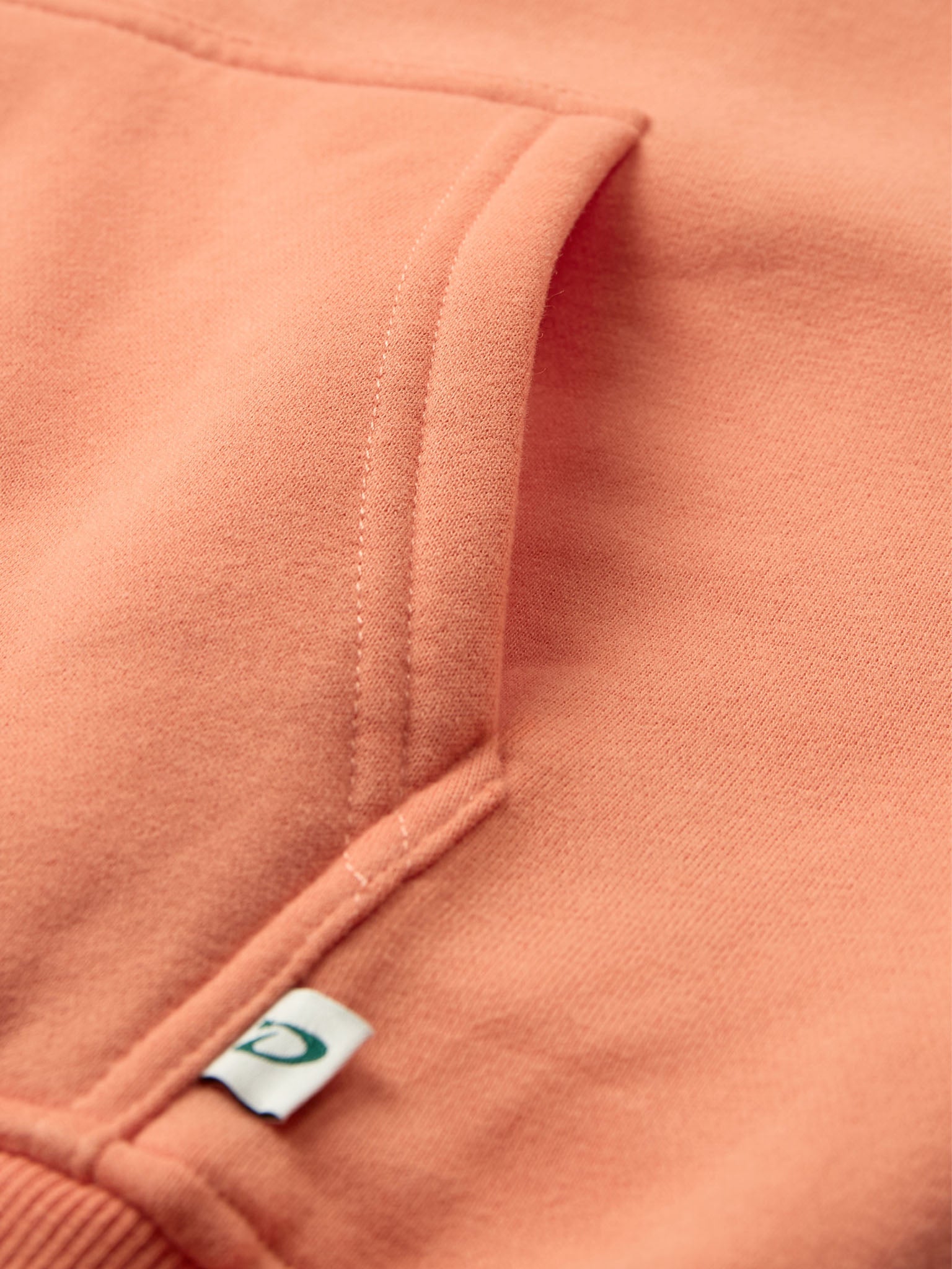 OVERSIZED HOODIE - CORAL ORANGE