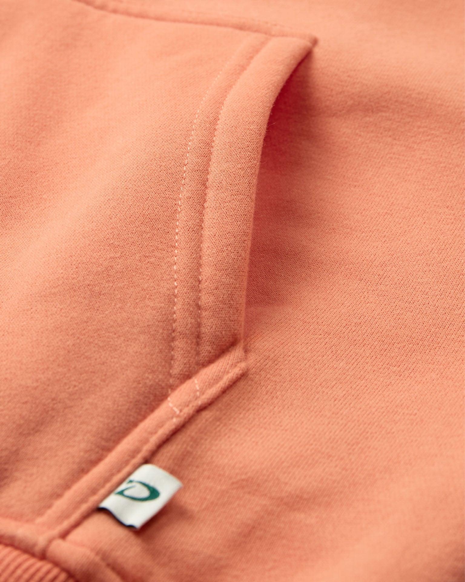 Oversize-Hoodie – Korallenorange