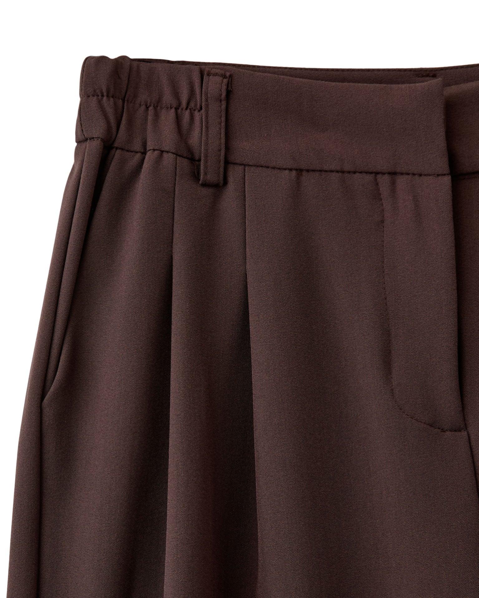 AIA BAGGY SUIT PANT - BROWN