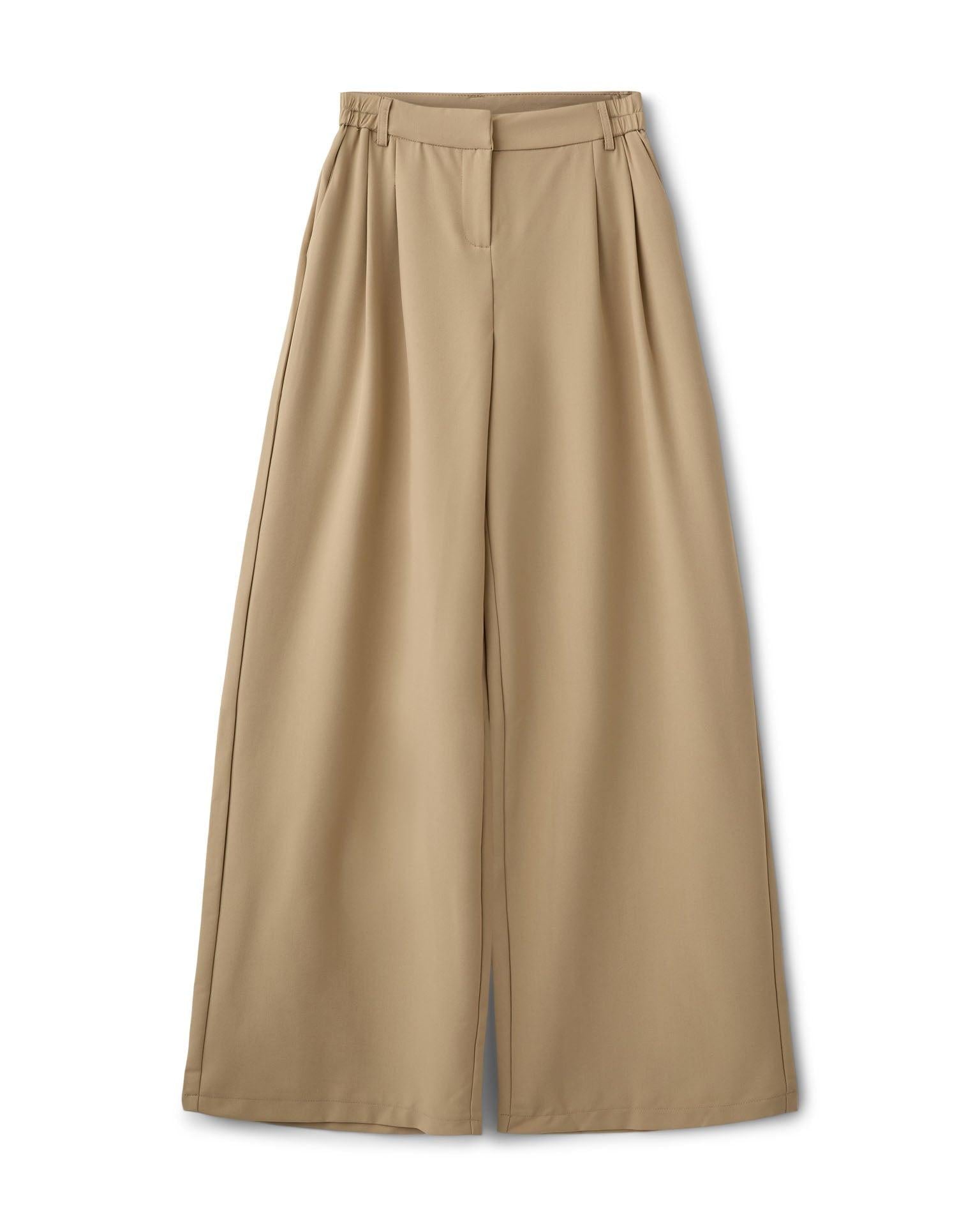 AIA BAGGY SUIT PANT - SAND