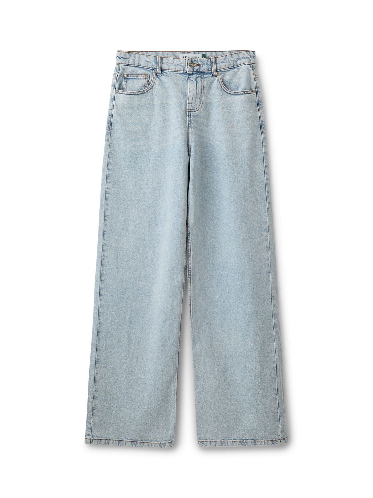 ALMA JEANS - BRIGHT BLUE (MIDWAIST) - Dinvintageshop