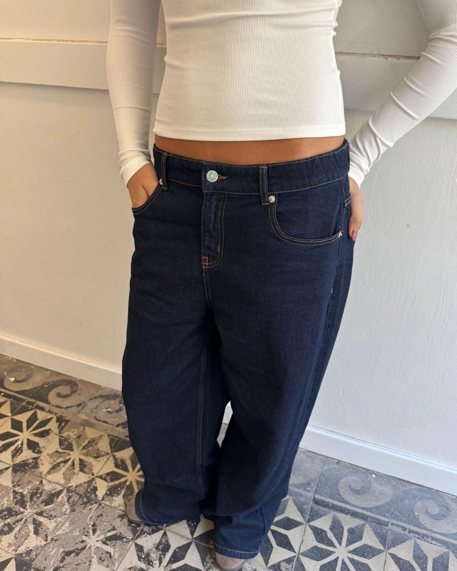 ALMA JEANS - INDIGO BLUE (MIDWAIST)
