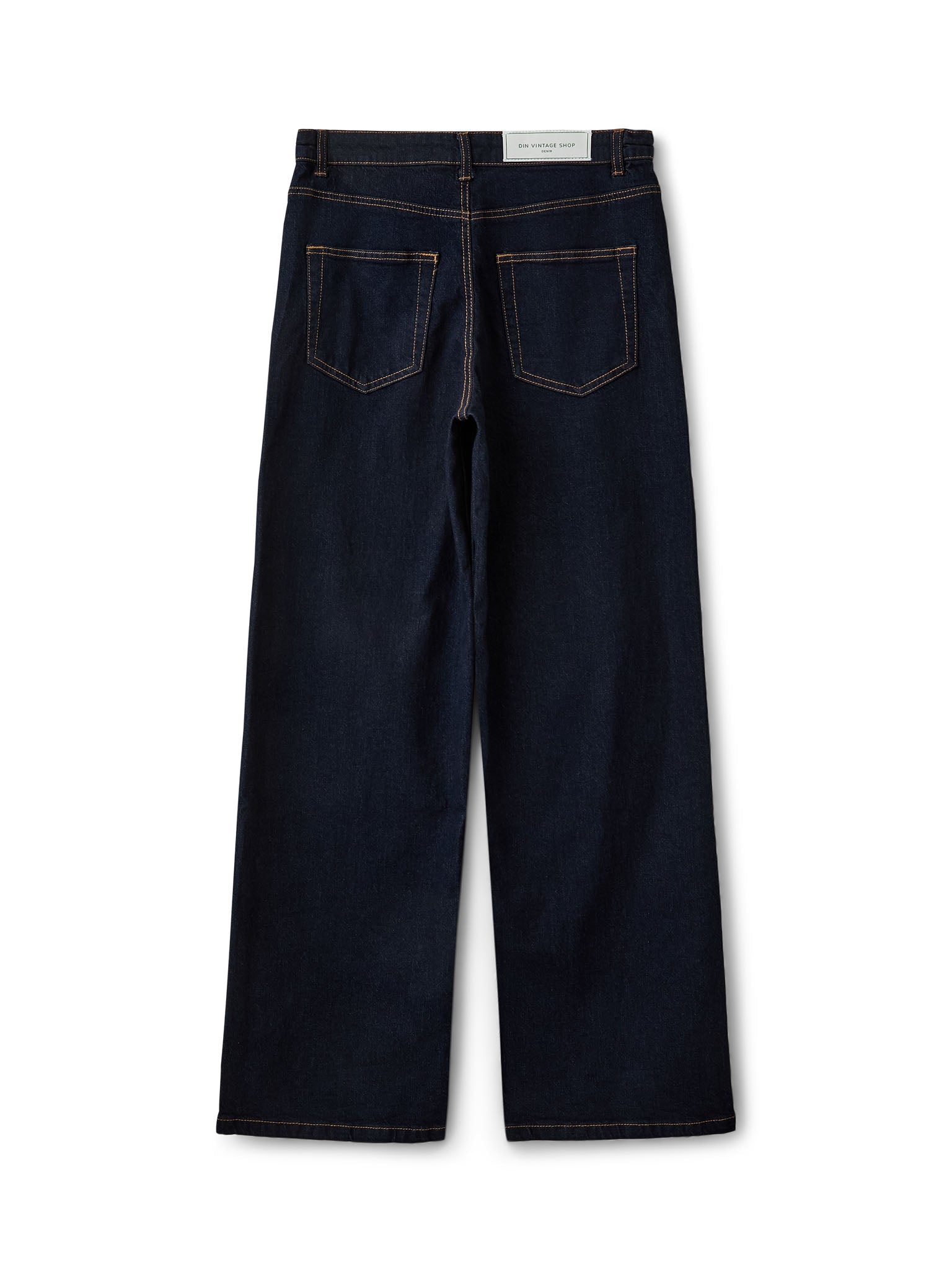 ALMA JEANS - INDIGO BLUE (MIDWAIST) - Dinvintageshop