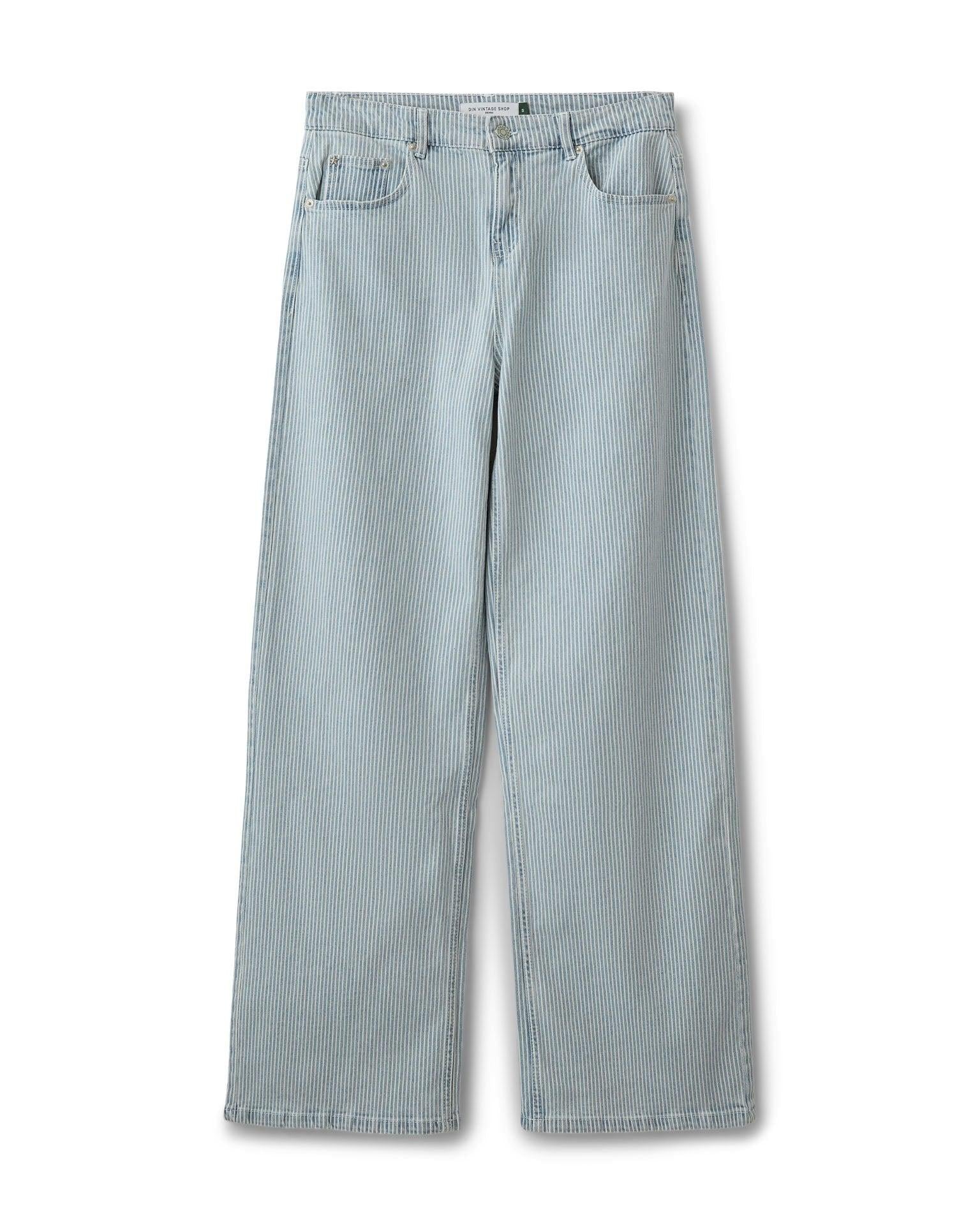 ALMA JEANS - LIGHT STRIPE (MIDWAIST)