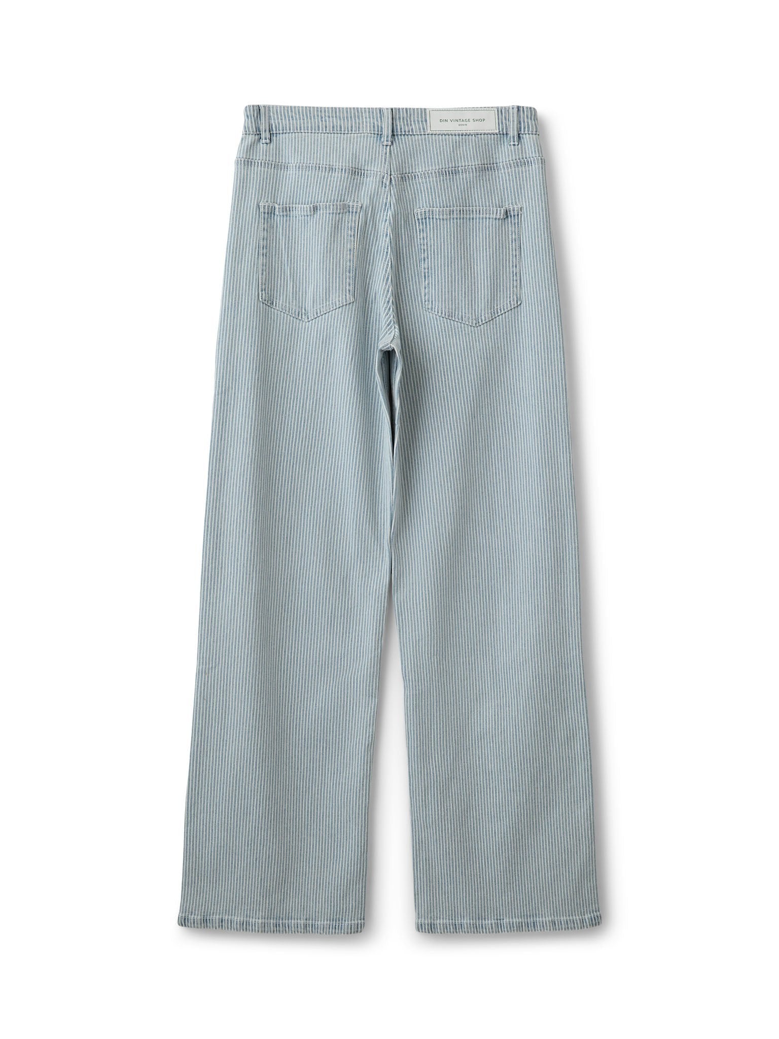 ALMA JEANS - LIGHT STRIPE (MIDWAIST) - Dinvintageshop