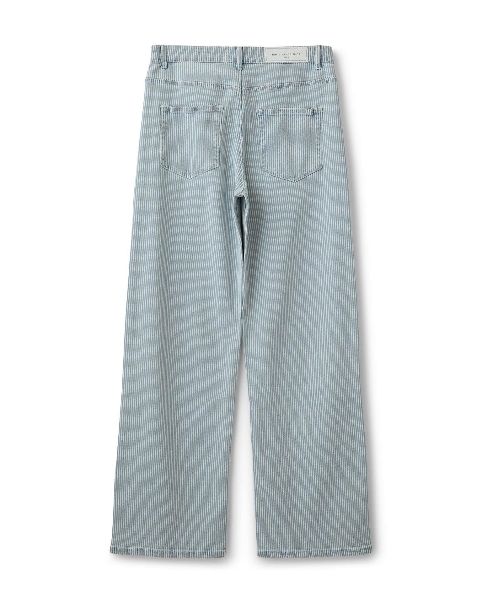 ALMA JEANS - LIGHT STRIPE (MIDWAIST)