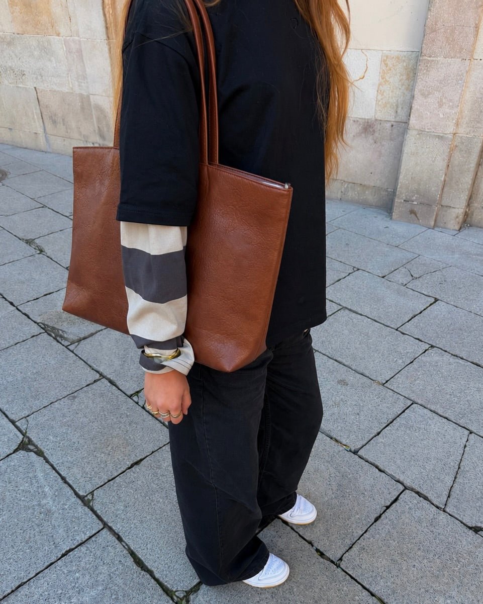 AMY BAG - COGNAC - Dinvintageshop