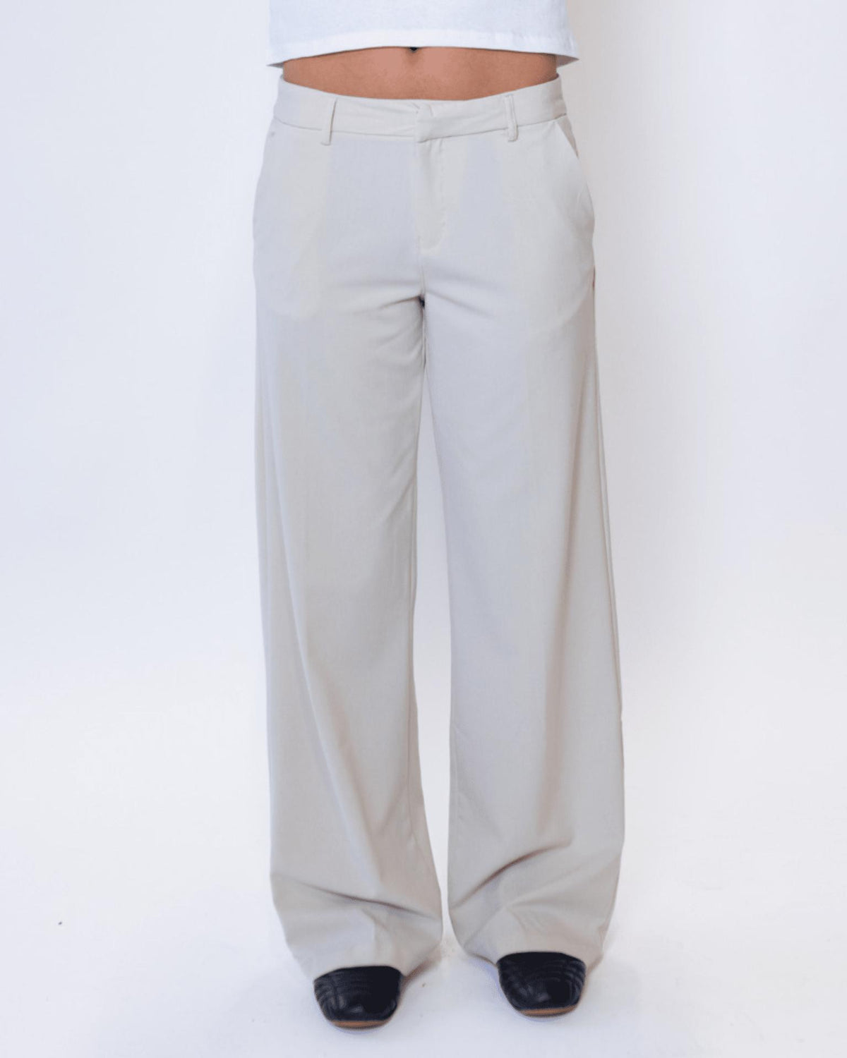 BELLA SUIT PANT - SAND - Dinvintageshop