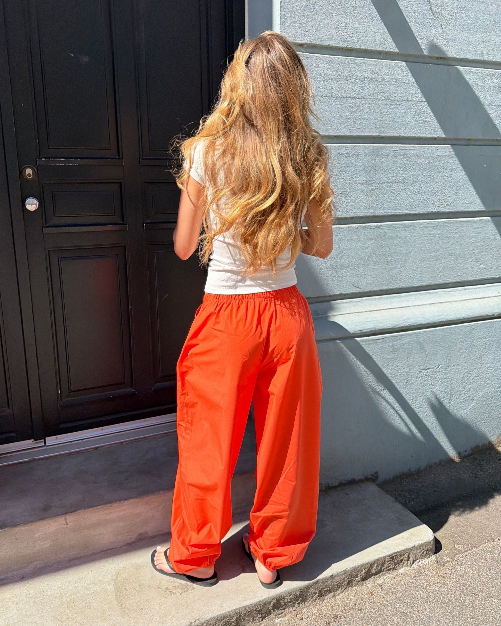 CARO BALOON PANTS - MANDARIN ORANGE - Dinvintageshop