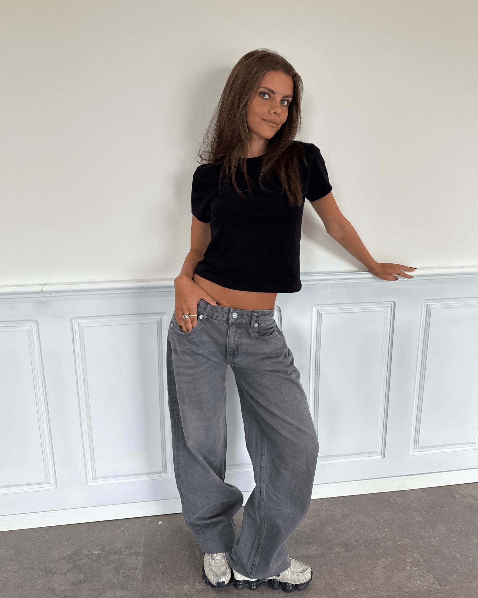 ESTHER JEANS - DARK GREY