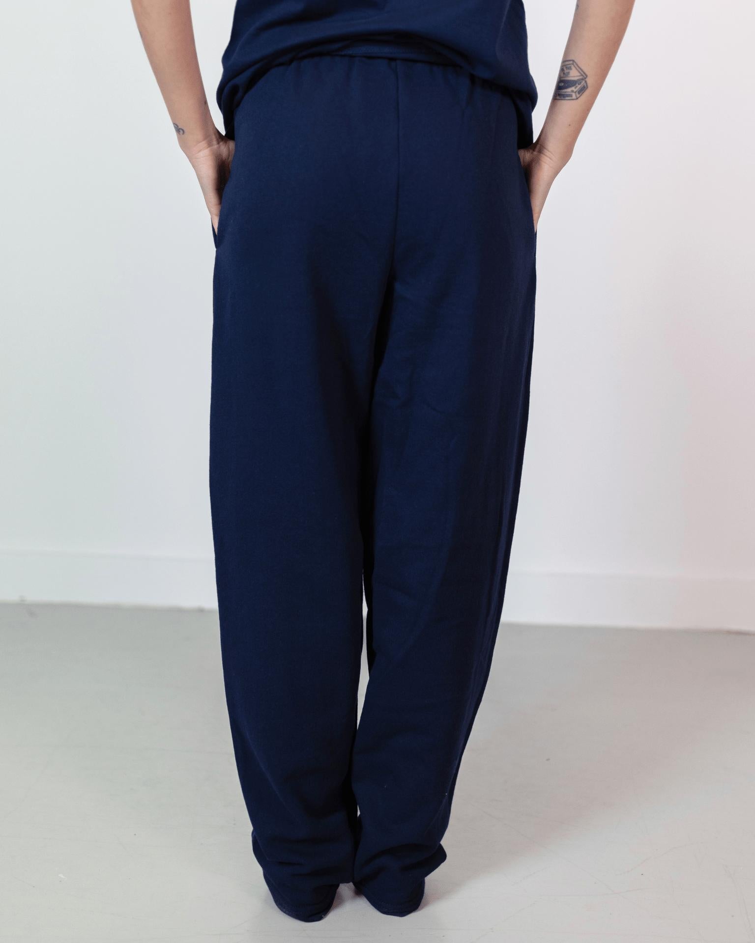 FRUIT SWEATPANTS U/ ELA - NAVY