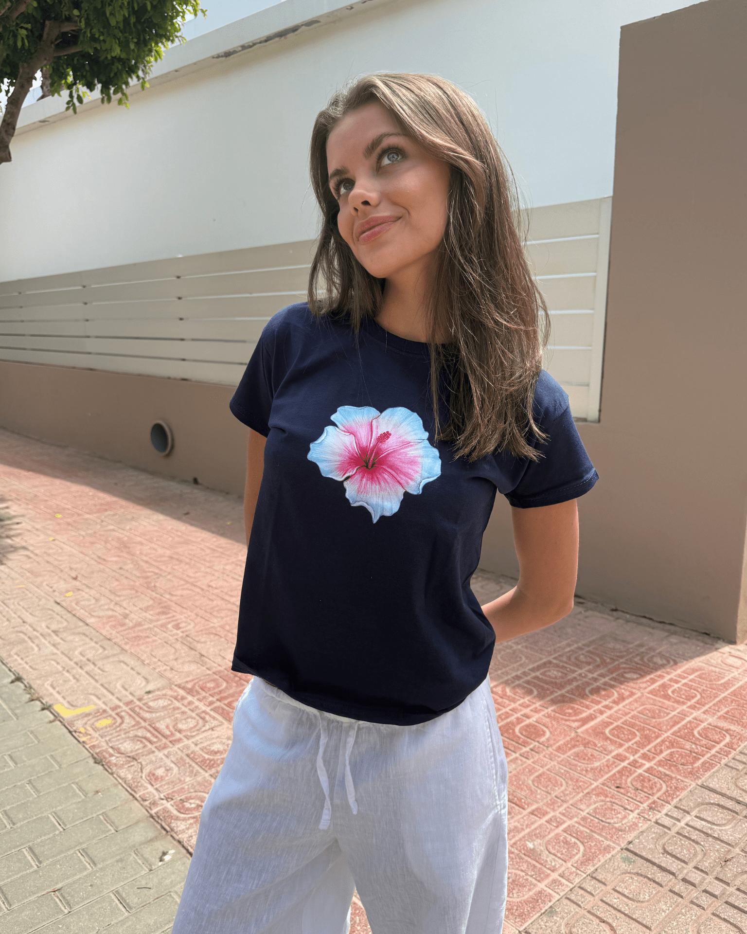 HAWAII (blue) BABY TEE - NAVY