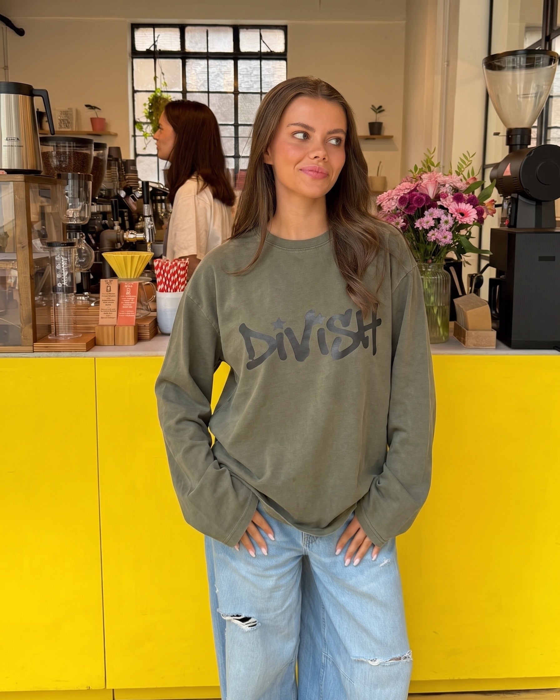 DUA TEE LANGÆRMET - ARMY