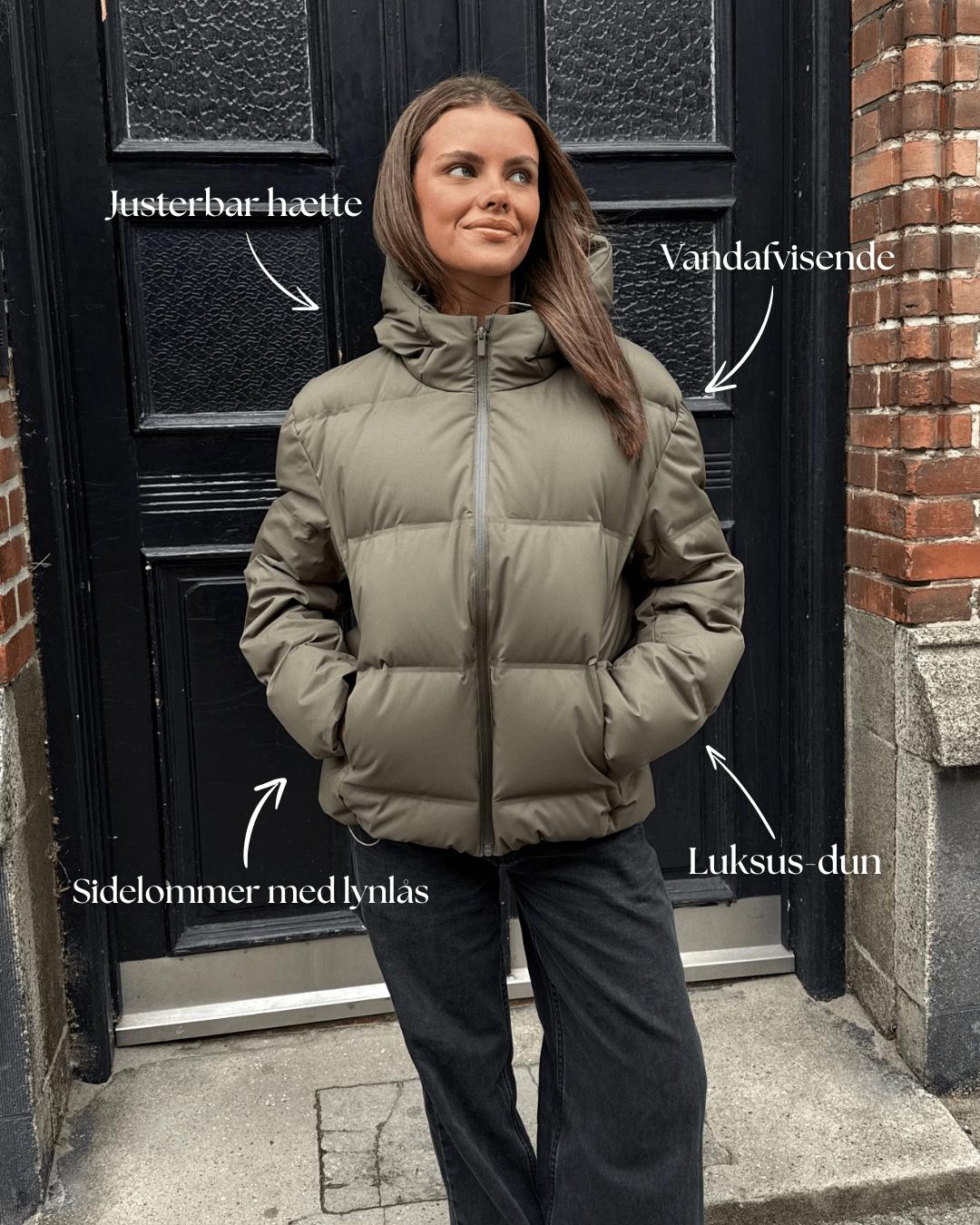 ISA DOWN JACKET - ARMY